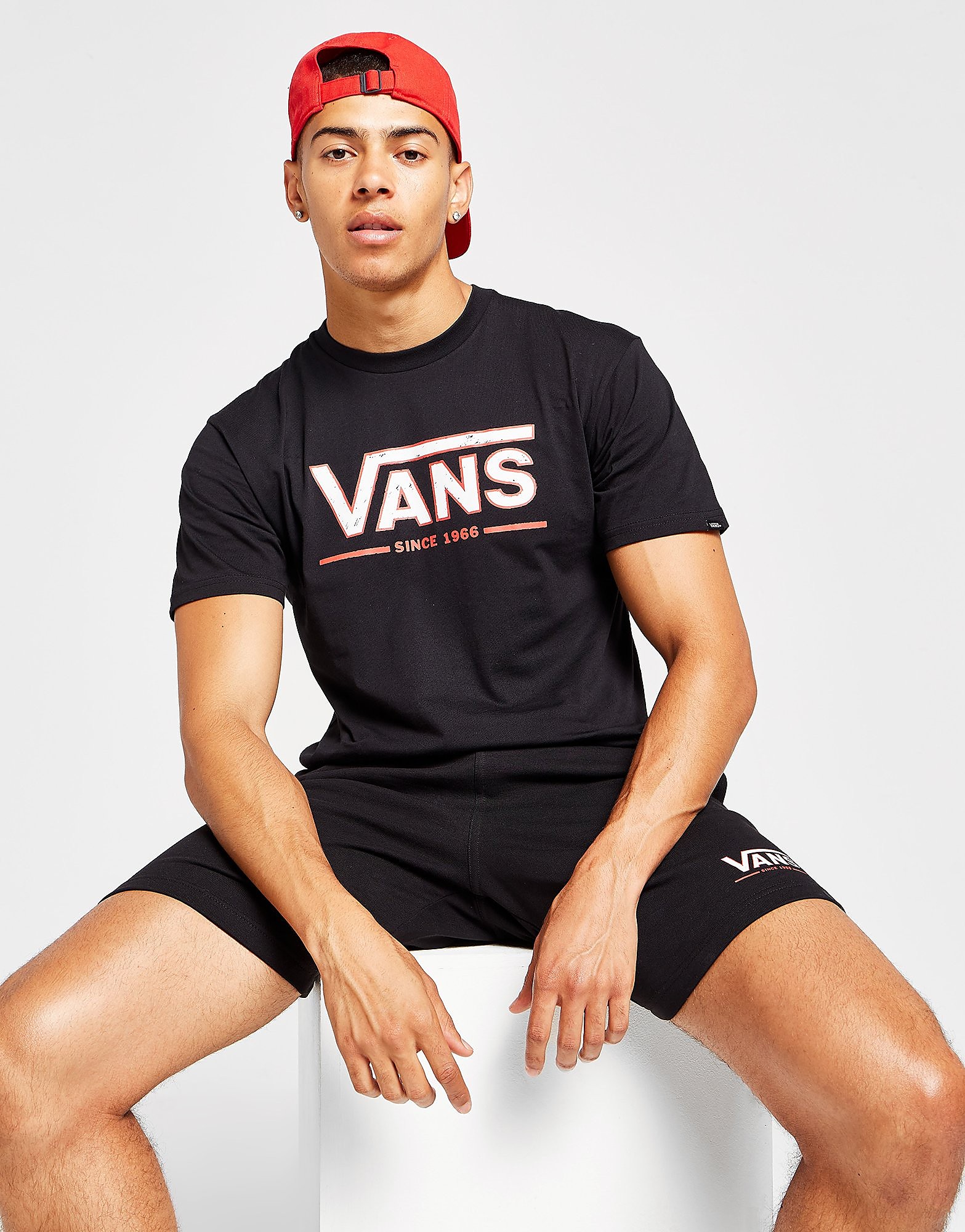 

Vans Sketch Flying V T-Shirt - Black - Mens, Black