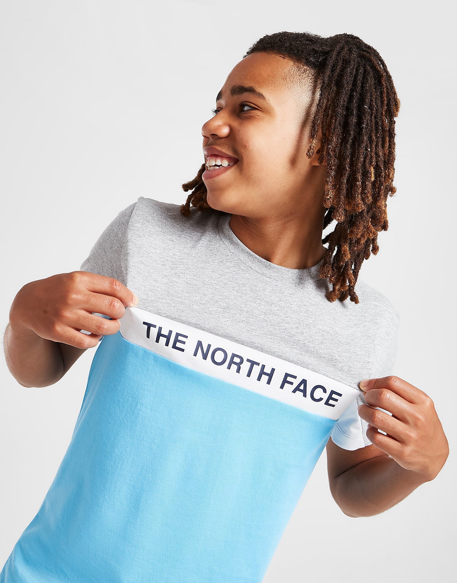 

The North Face Colour Block T-Shirt Junior - Only at JD - Blue - Kids, Blue