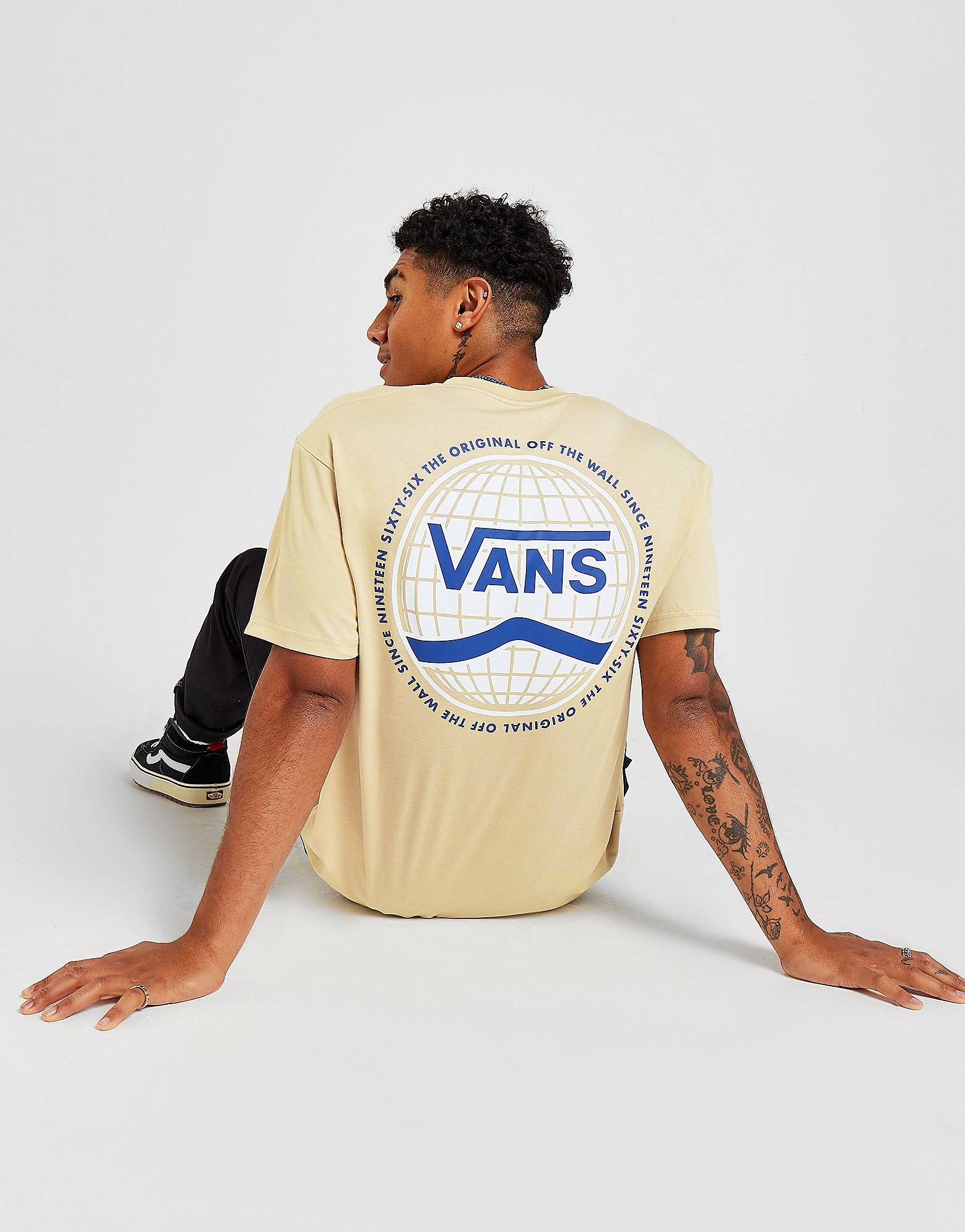 Vans Globe T-Shirt - Brown - Mens, Brown