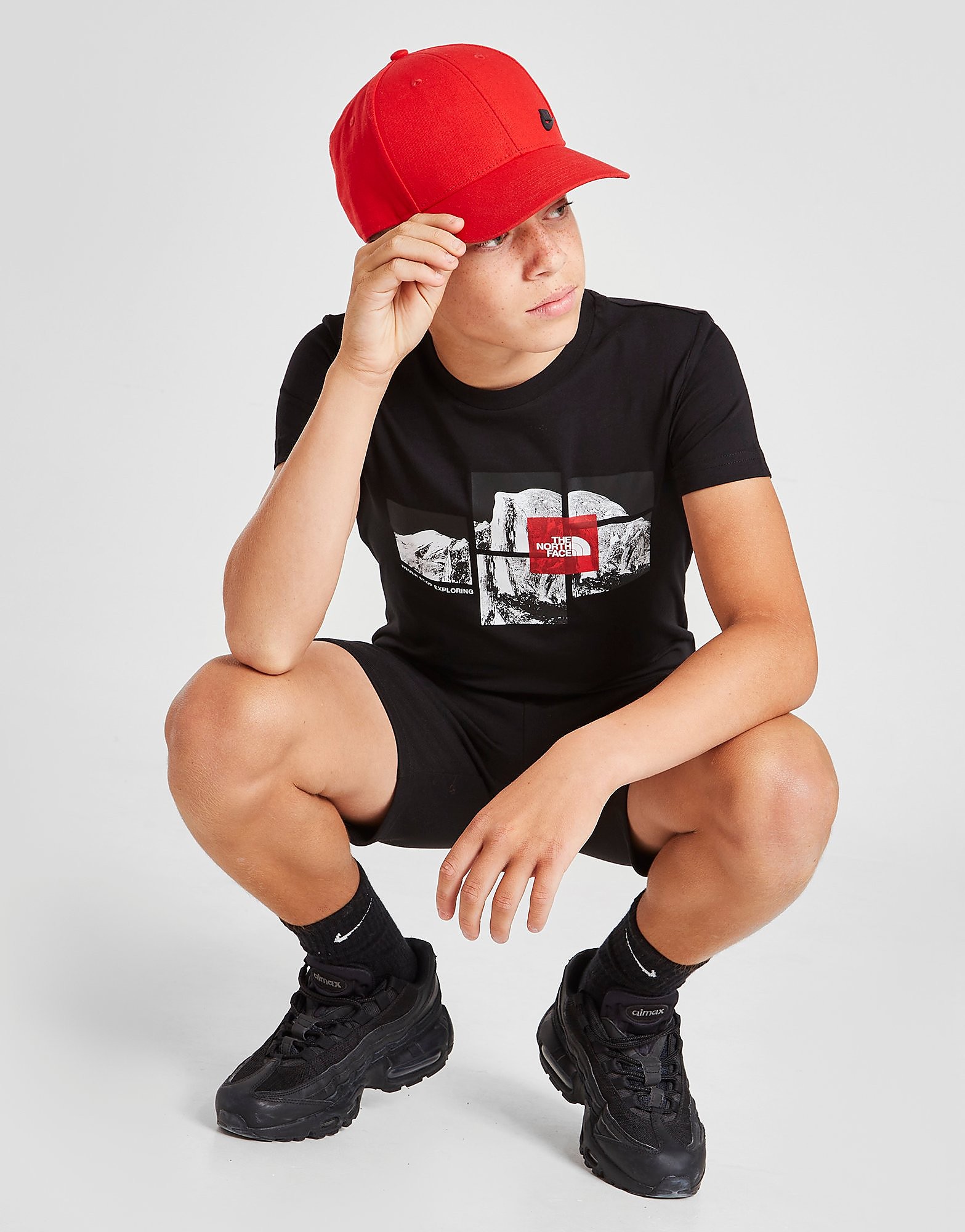 

The North Face Mountain Graphic T-Shirt Junior - Only at JD - Black - Kids, Black