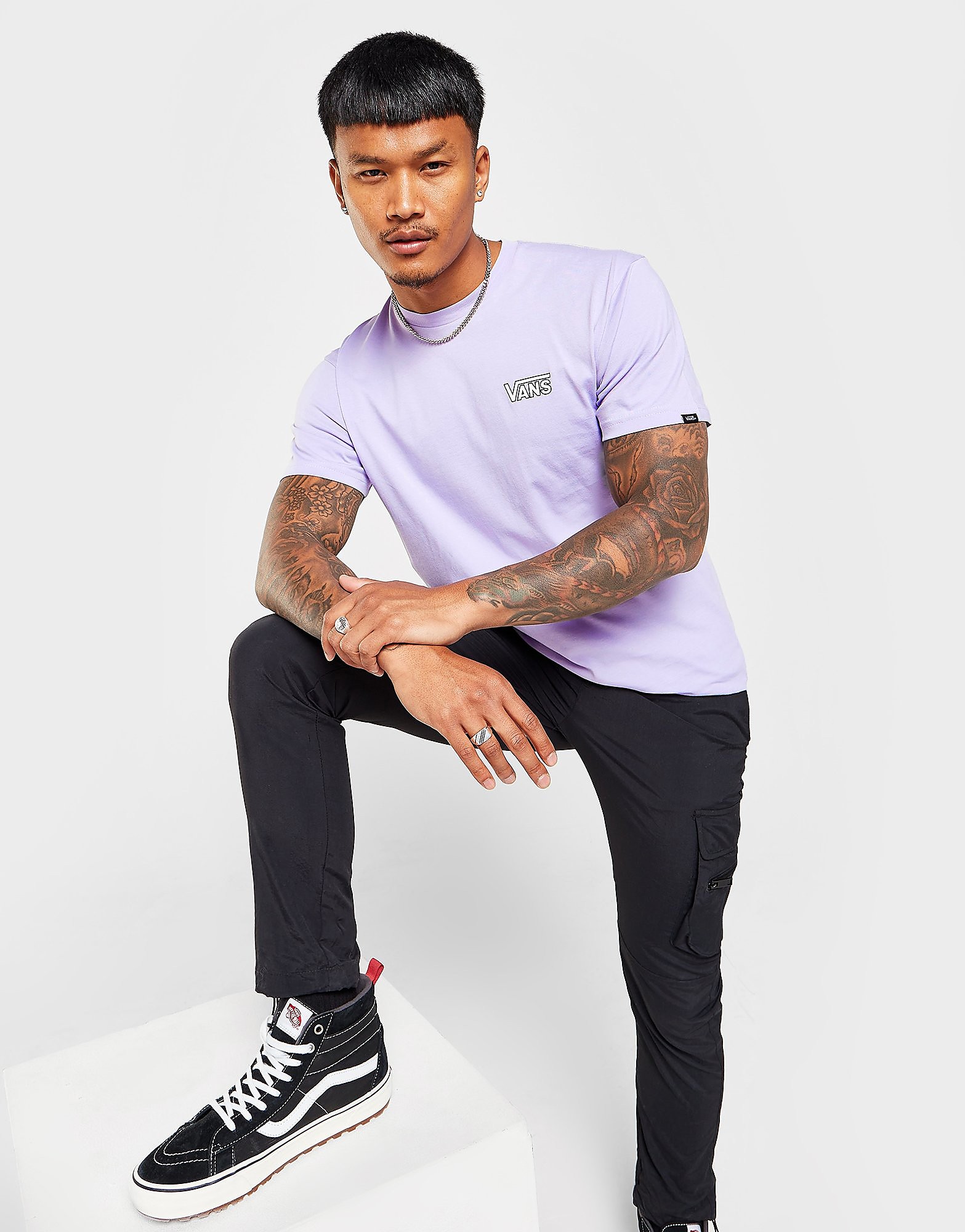 

Vans Off The Wall T-Shirt - Purple - Mens, Purple