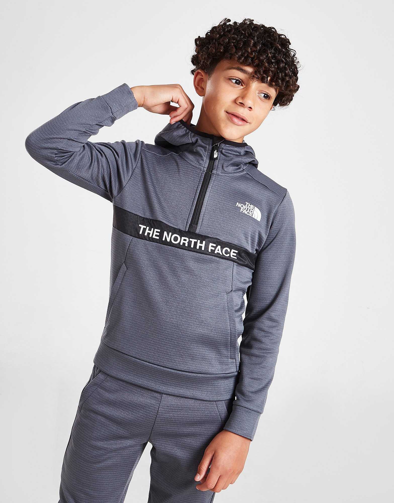 

The North Face 1/4 Zip Amphere Junior - Only at JD - Grey - Kids, Grey