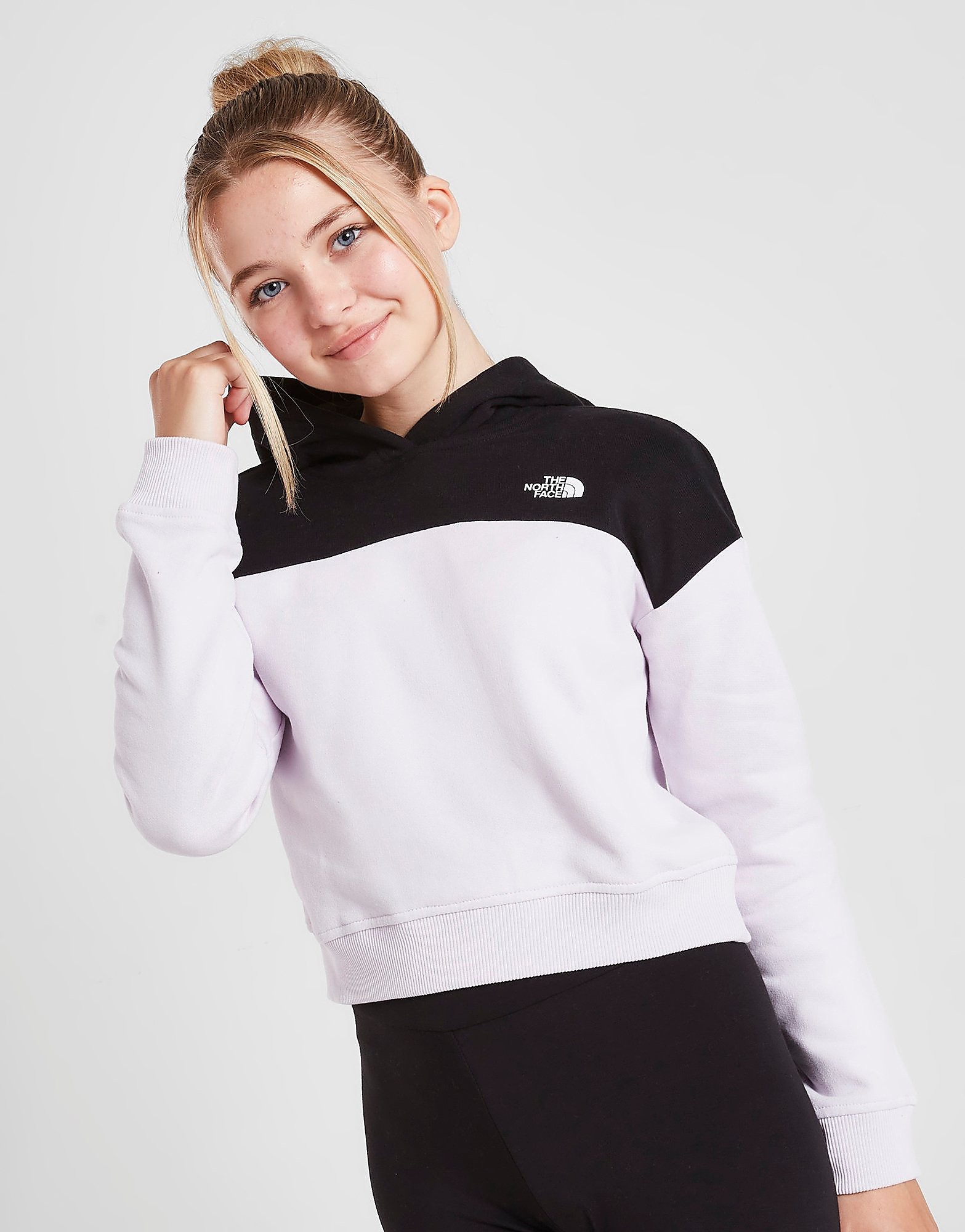 

The North Face Girls' Drew Peak Crop Overhead Hoodie Junior - Pink - Kids, Pink