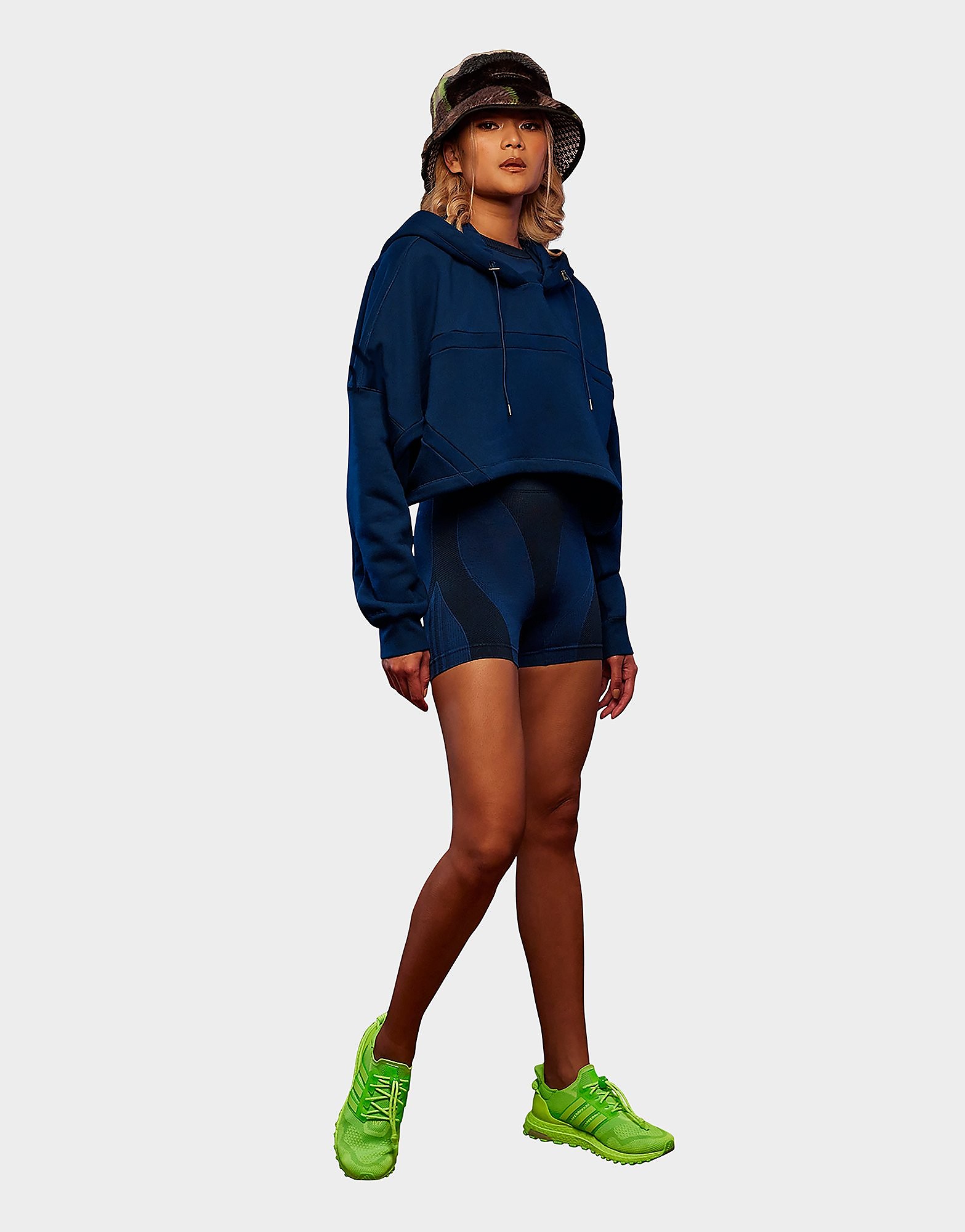 

adidas x IVY PARK Shrug - Dark Blue - Womens, Dark Blue