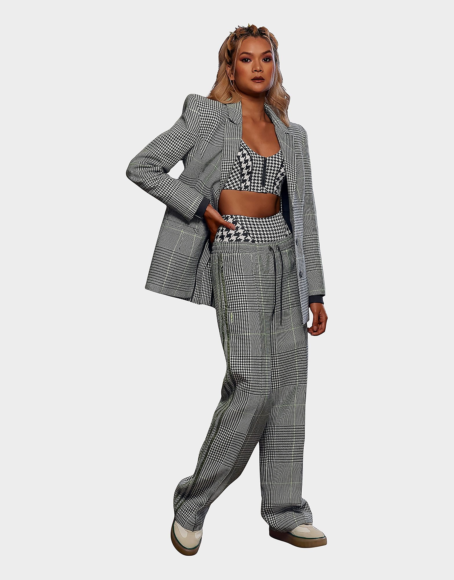 

adidas x IVY PARK Suit Pants - Clear Grey / Black - Womens, Clear Grey / Black