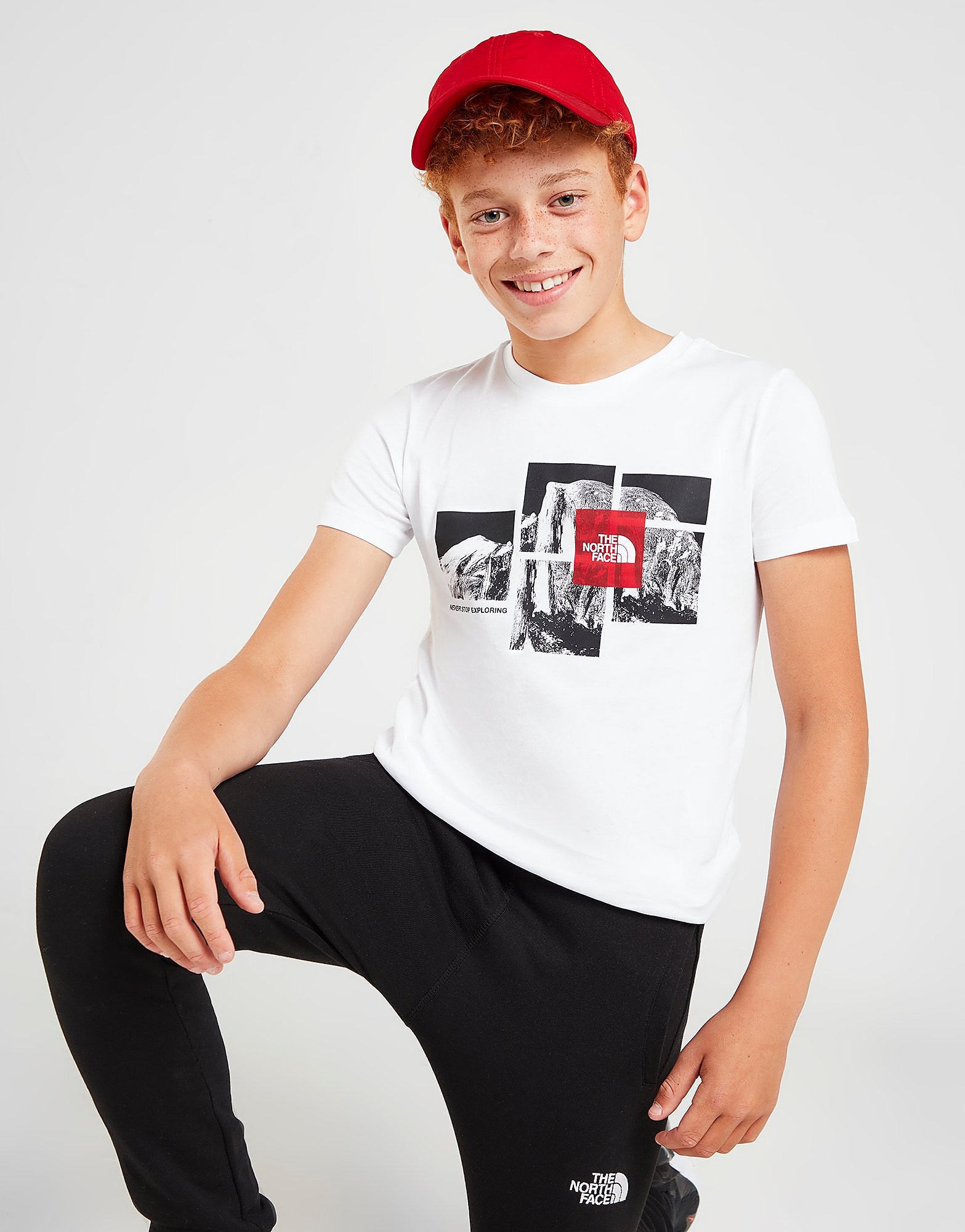

The North Face Mountain Graphic T-Shirt Junior - Only at JD - White - Kids, White