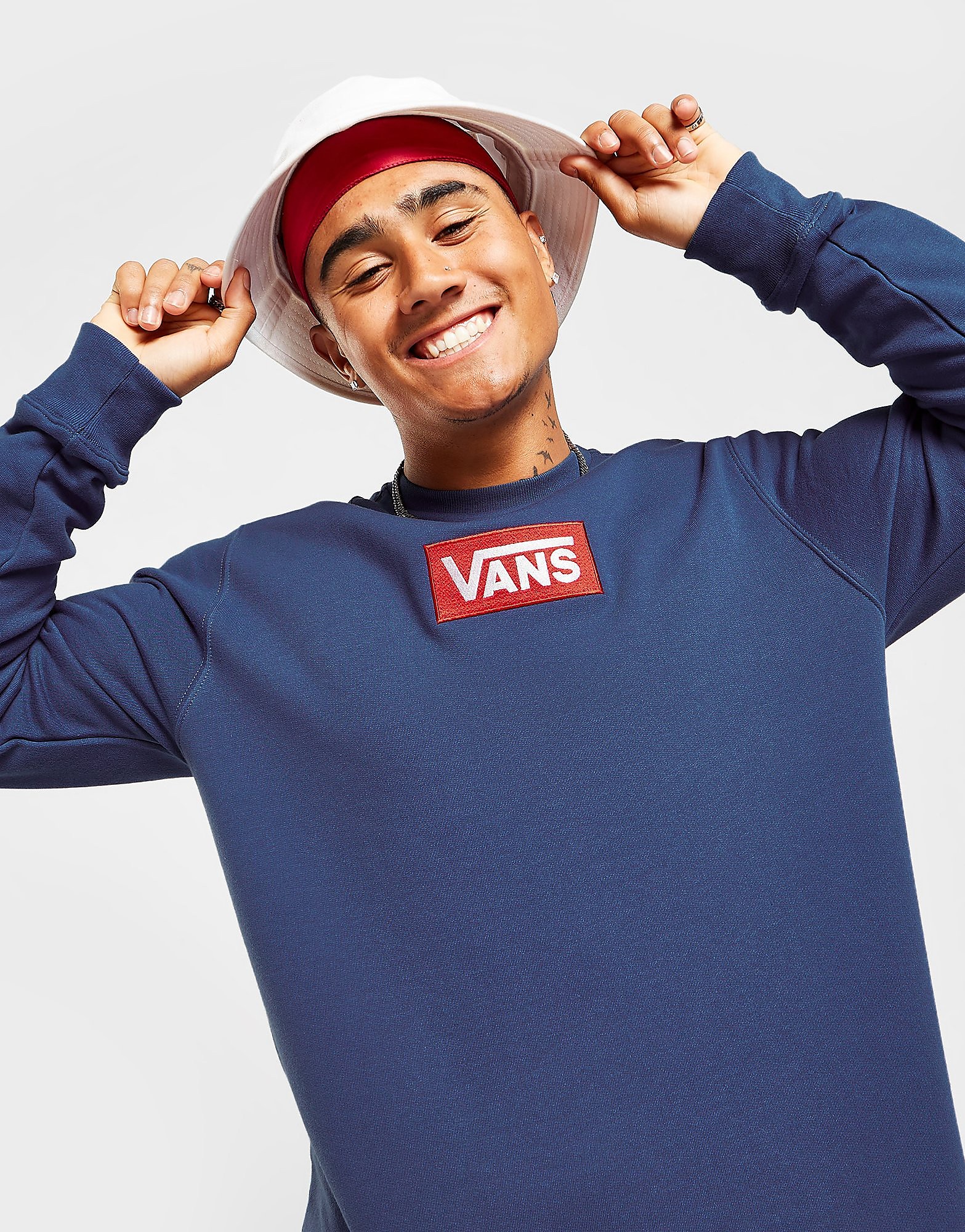 

Vans Box Crew Sweatshirt - Navy - Mens, Navy