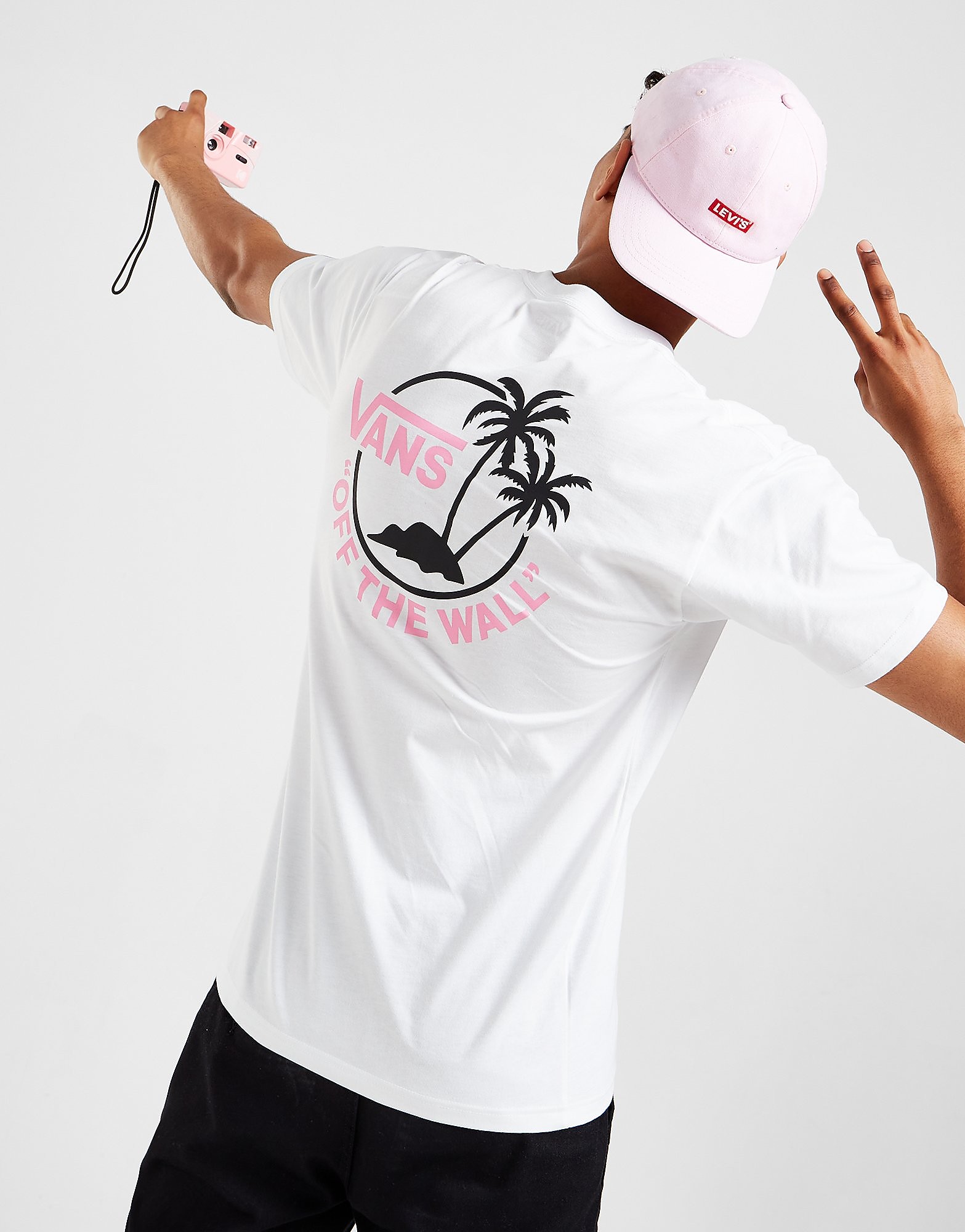 

Vans Palm T-Shirt - White/WHITE - Mens, White/WHITE