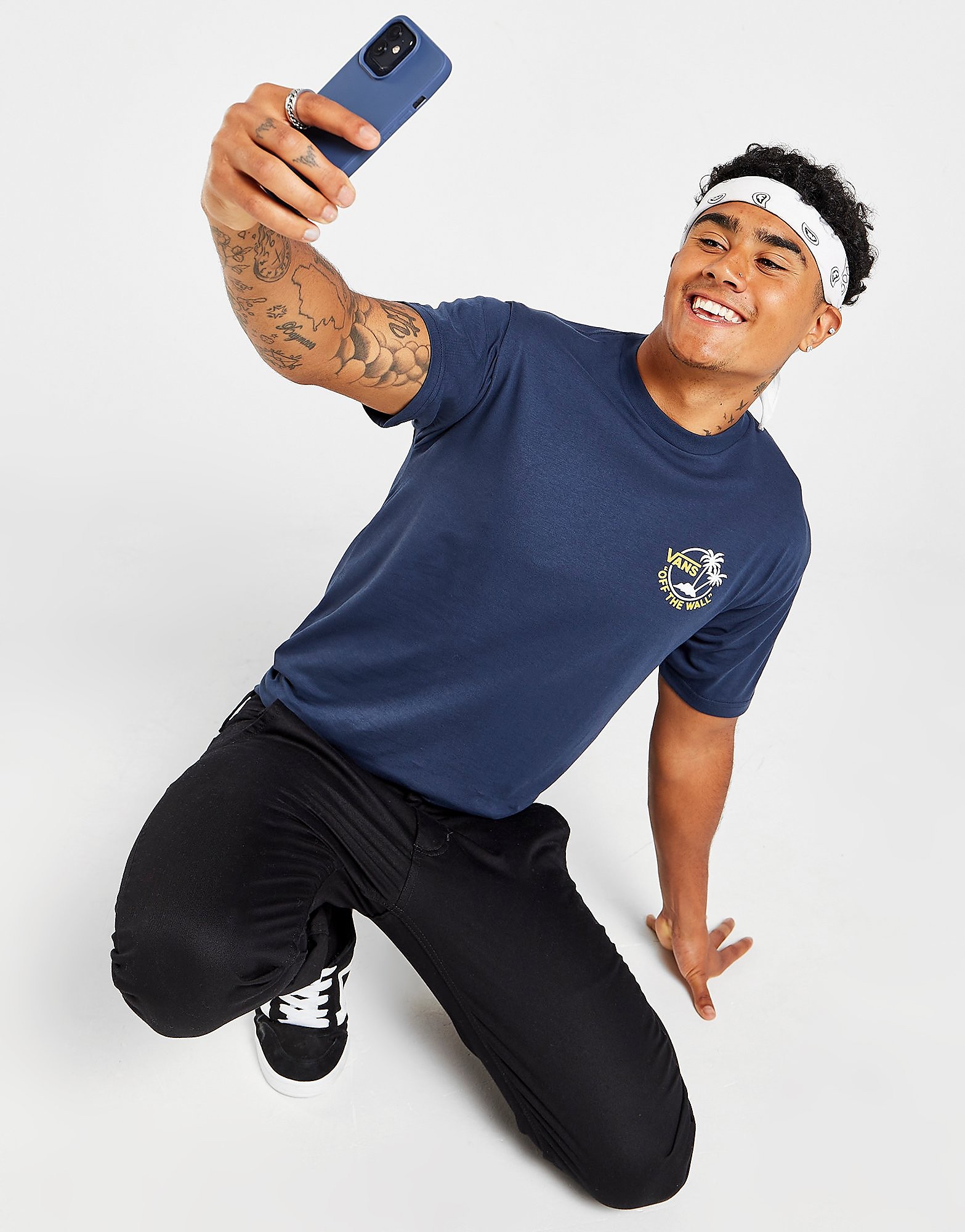 

Vans Palm T-Shirt - Navy - Mens, Navy
