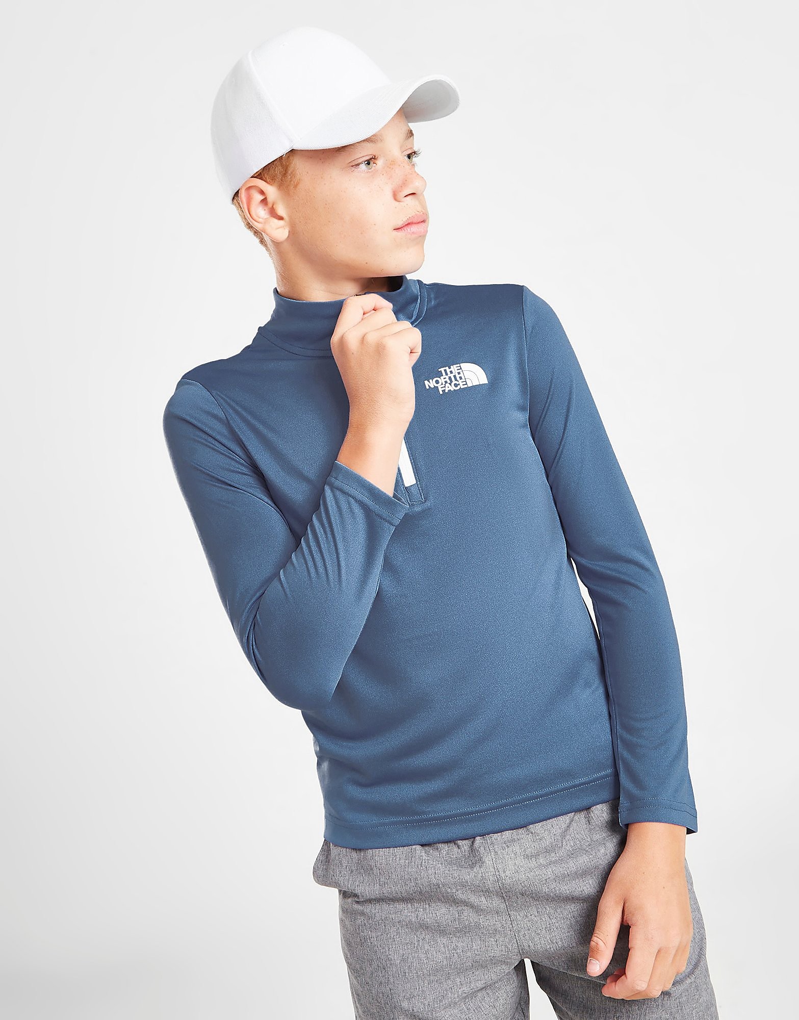 

The North Face Reactor 1/4 Zip Top Junior - Only at JD - Blue - Kids, Blue
