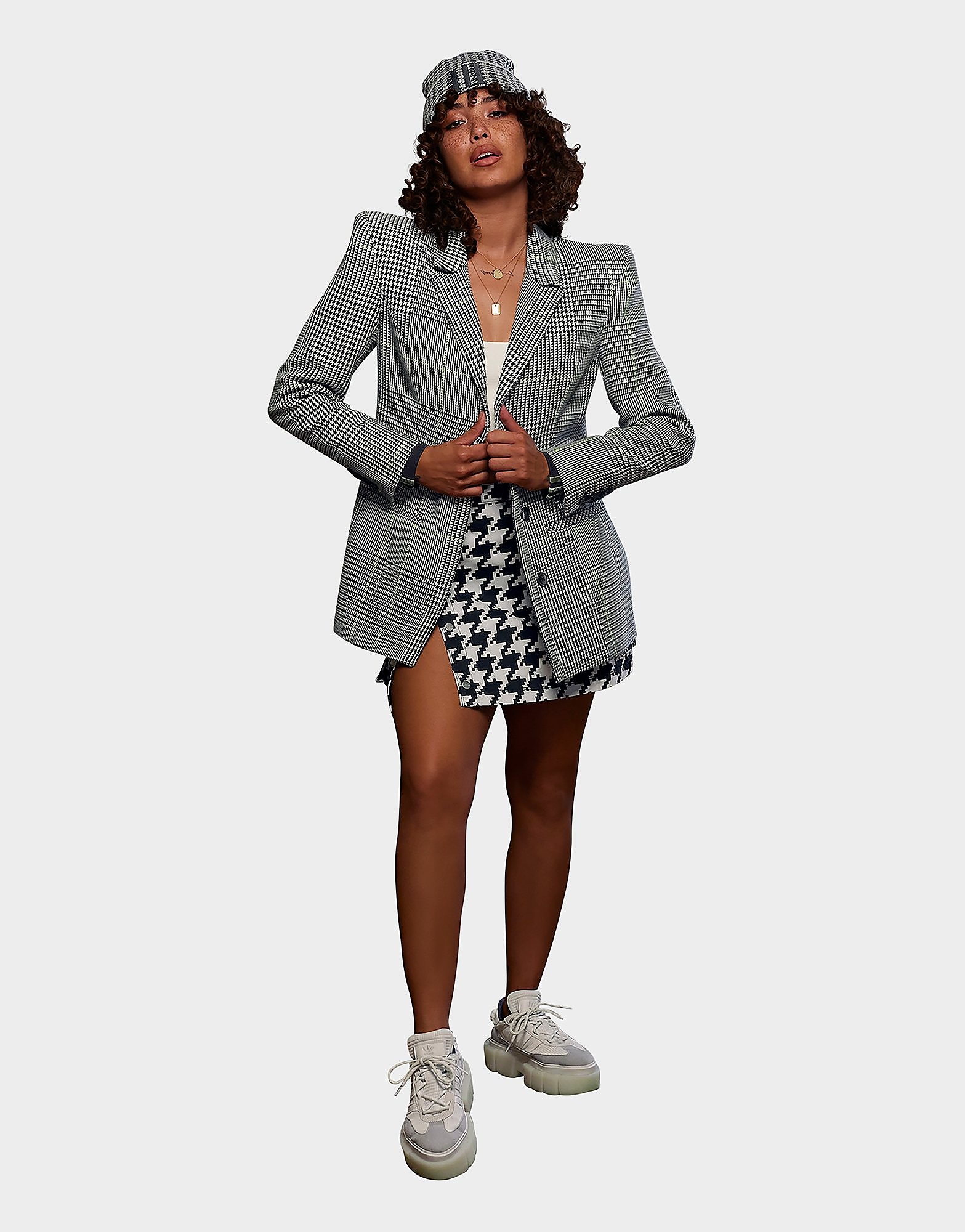 

adidas x IVY PARK Suit Jacket - White / Black / Semi Solar Slime/Black - Womens, White / Black / Semi Solar Slime/Black
