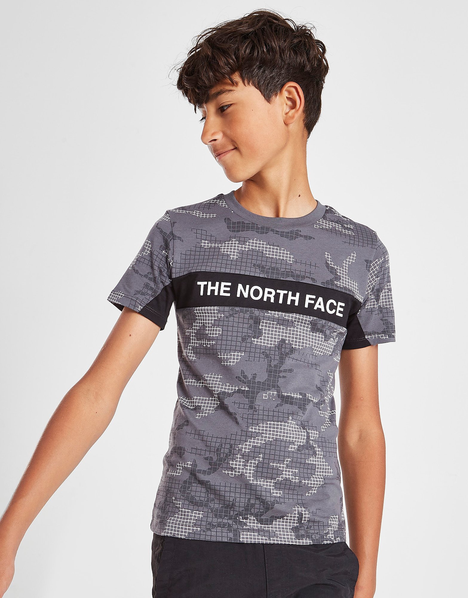 

The North Face Colour Block T-Shirt Junior - Only at JD - Grey - Kids, Grey