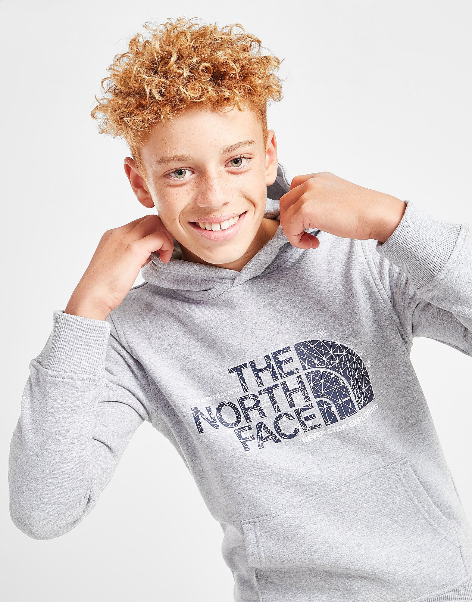 

The North Face Drew Peak Overhead Hoodie Junior - Grey - Kids, Grey