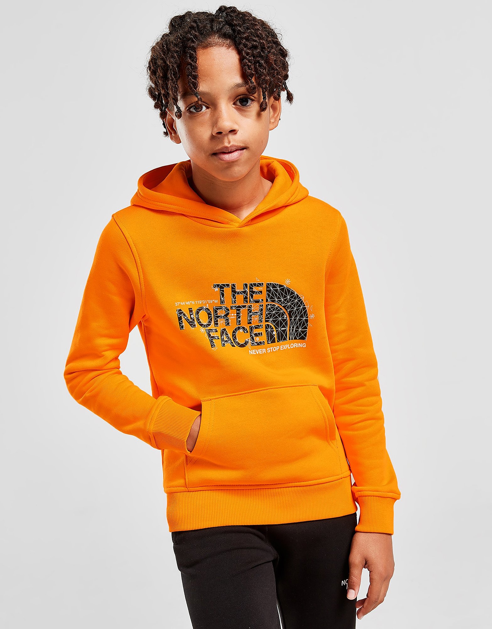 

The North Face Drew Peak Overhead Hoodie Junior - Orange - Kids, Orange