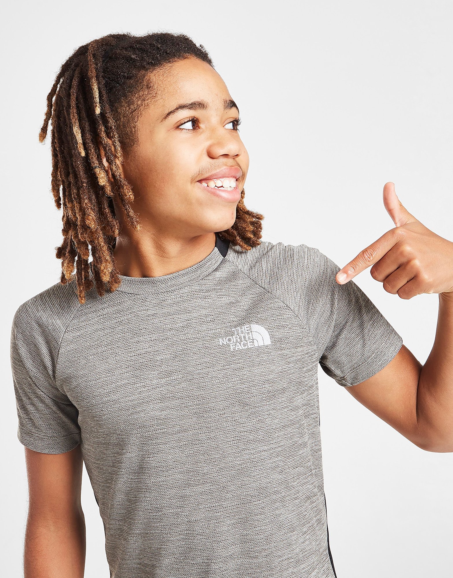 

The North Face Mountain Athletics Short Sleeve T-Shirt Junior - Grey - Kids, Grey