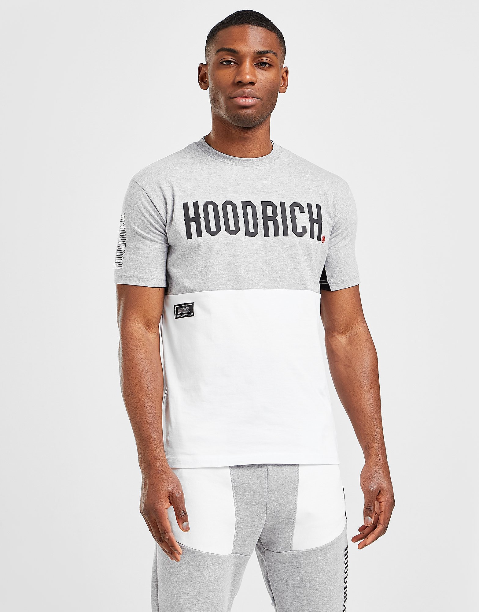 

Hoodrich Stamp T-Shirt - Grey/White - Mens, Grey/White
