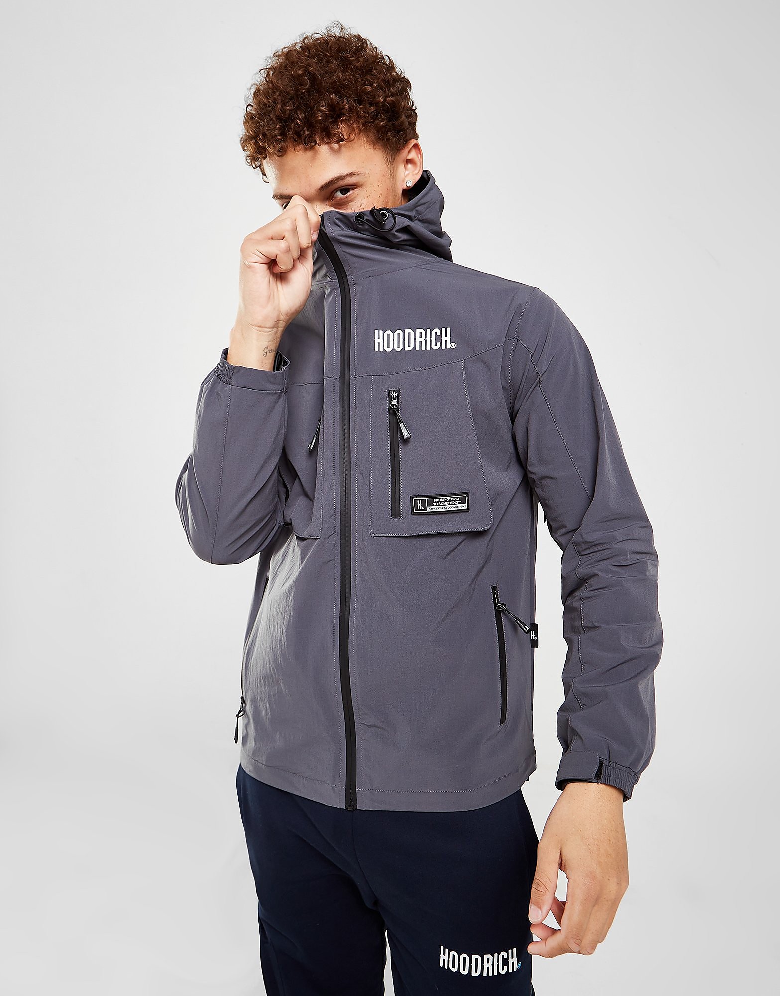 

Hoodrich Curse Windrunner Jacket - Grey/GRY - Mens, Grey/GRY