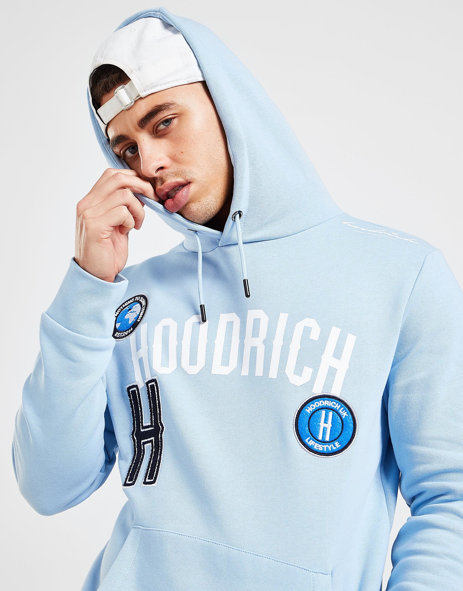 Hoodrich Pacific Hoodie - Only at JD - Blue - Mens, Blue