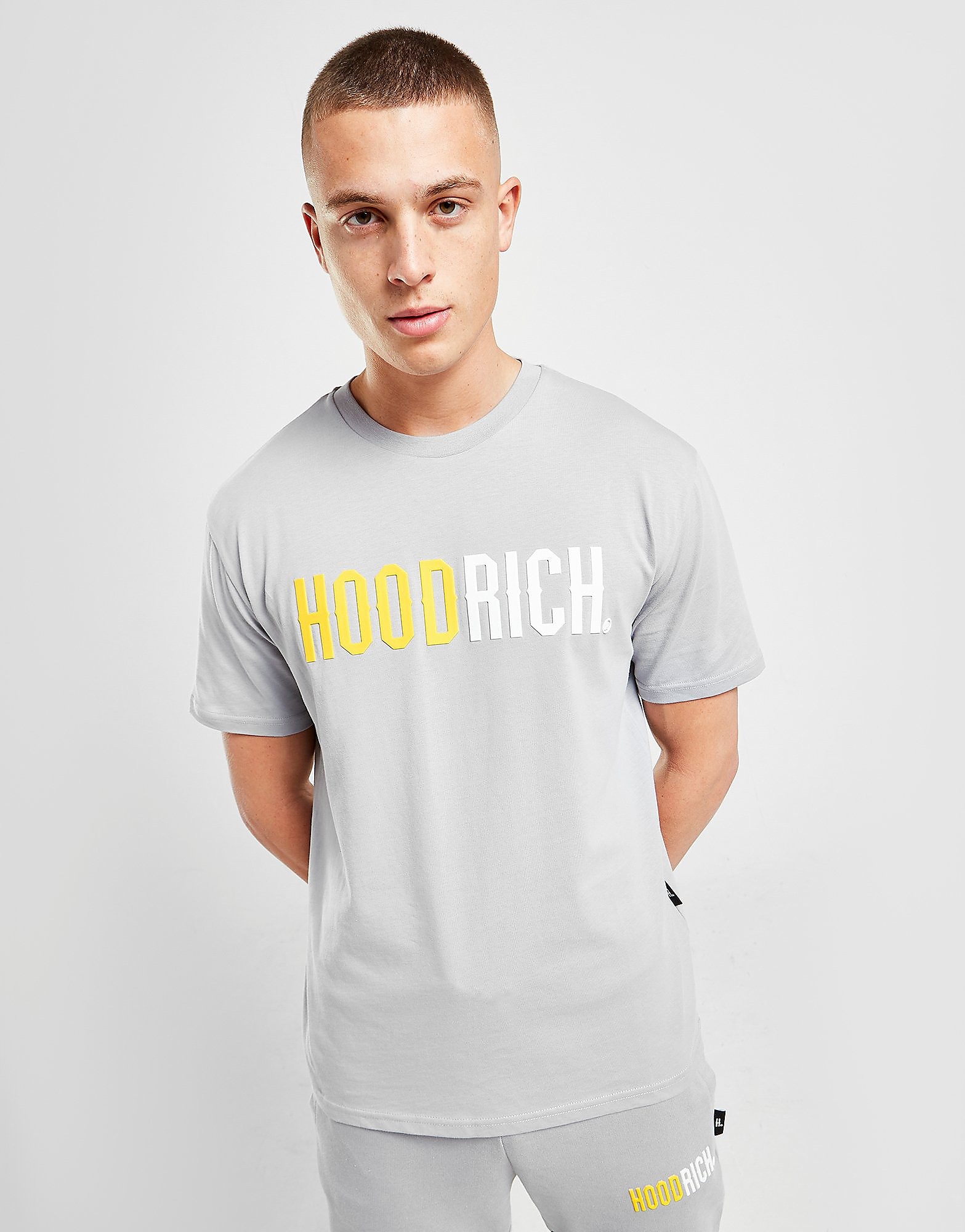 Hoodrich T-Shirt Splitter - Cinzento - Mens, Cinzento