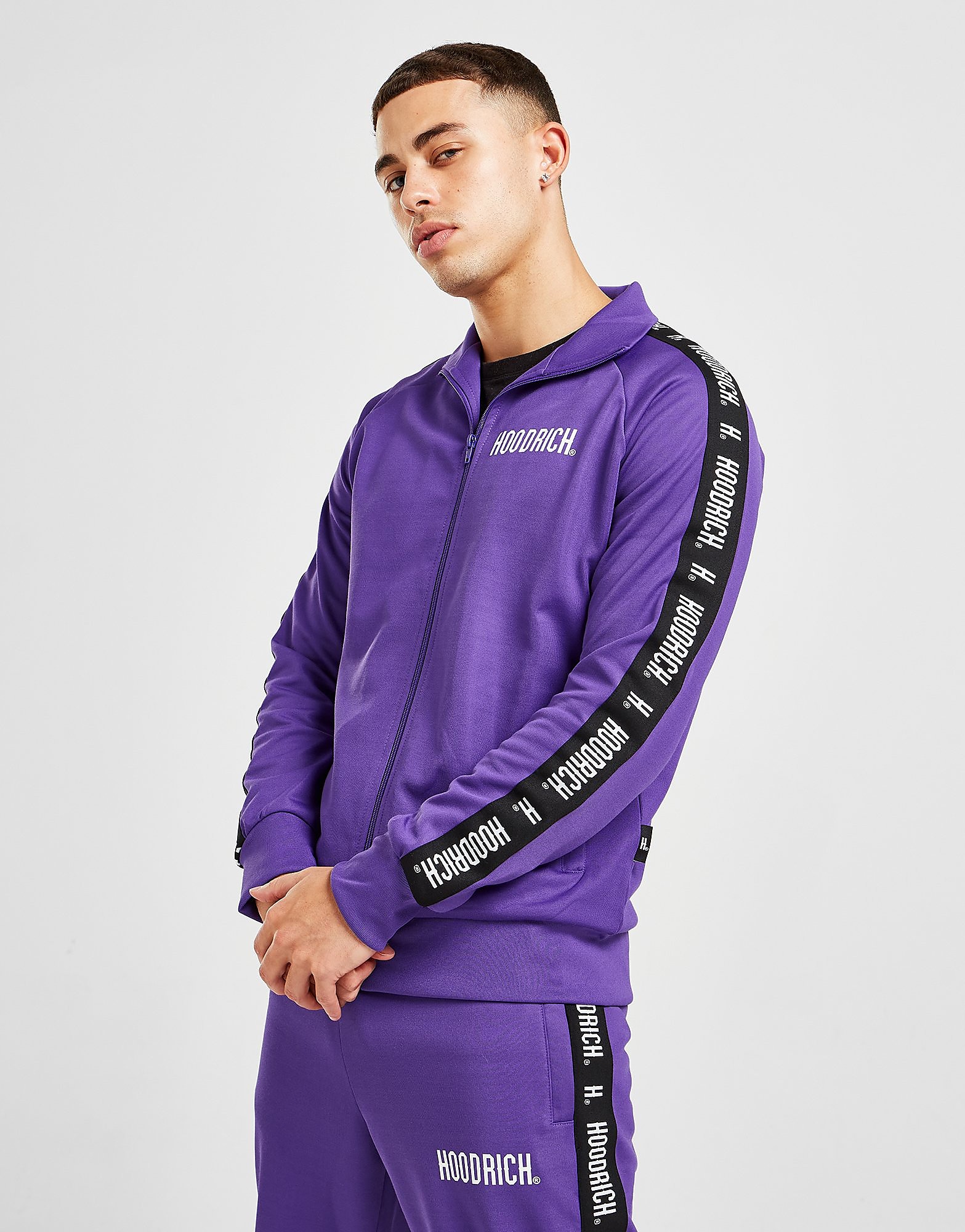 

Hoodrich Tape Poly Track Top - Only at JD - Purple/PURPLE - Mens, Purple/PURPLE
