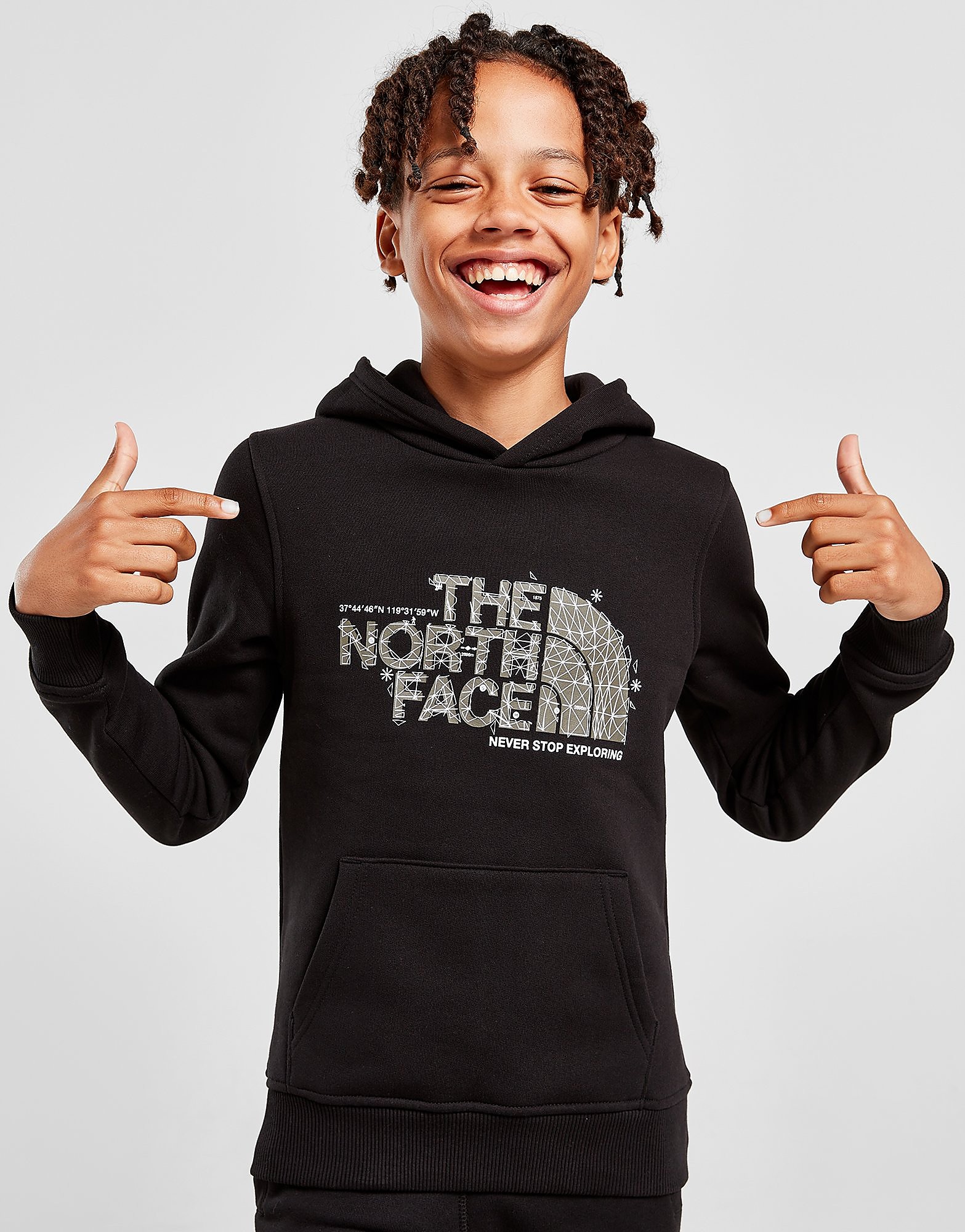 

The North Face Drew Peak Overhead Hoodie Junior - Black/I - Kids, Black/I