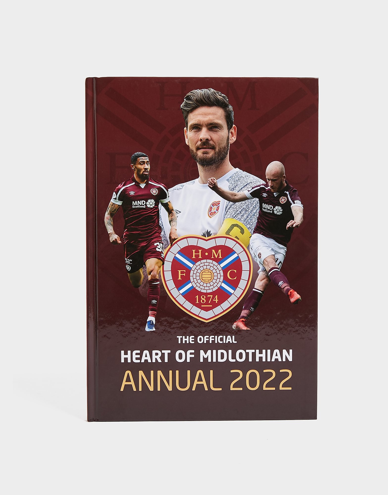 

Official Team Heart Of Midlothian FC Annual 2022 - Red - Mens, Red