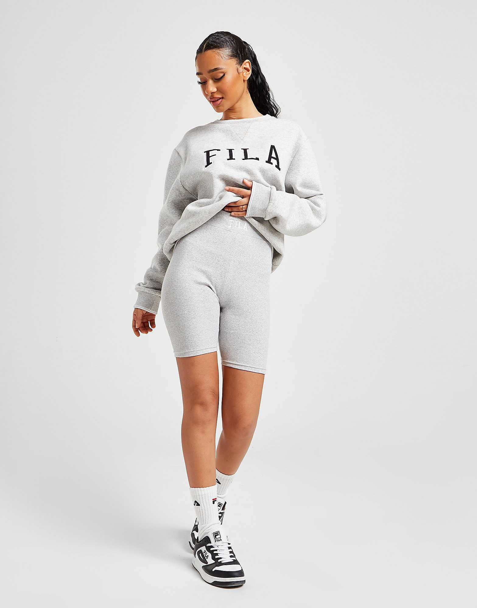 

Fila Rib Cycle Shorts - Grey - Womens, Grey