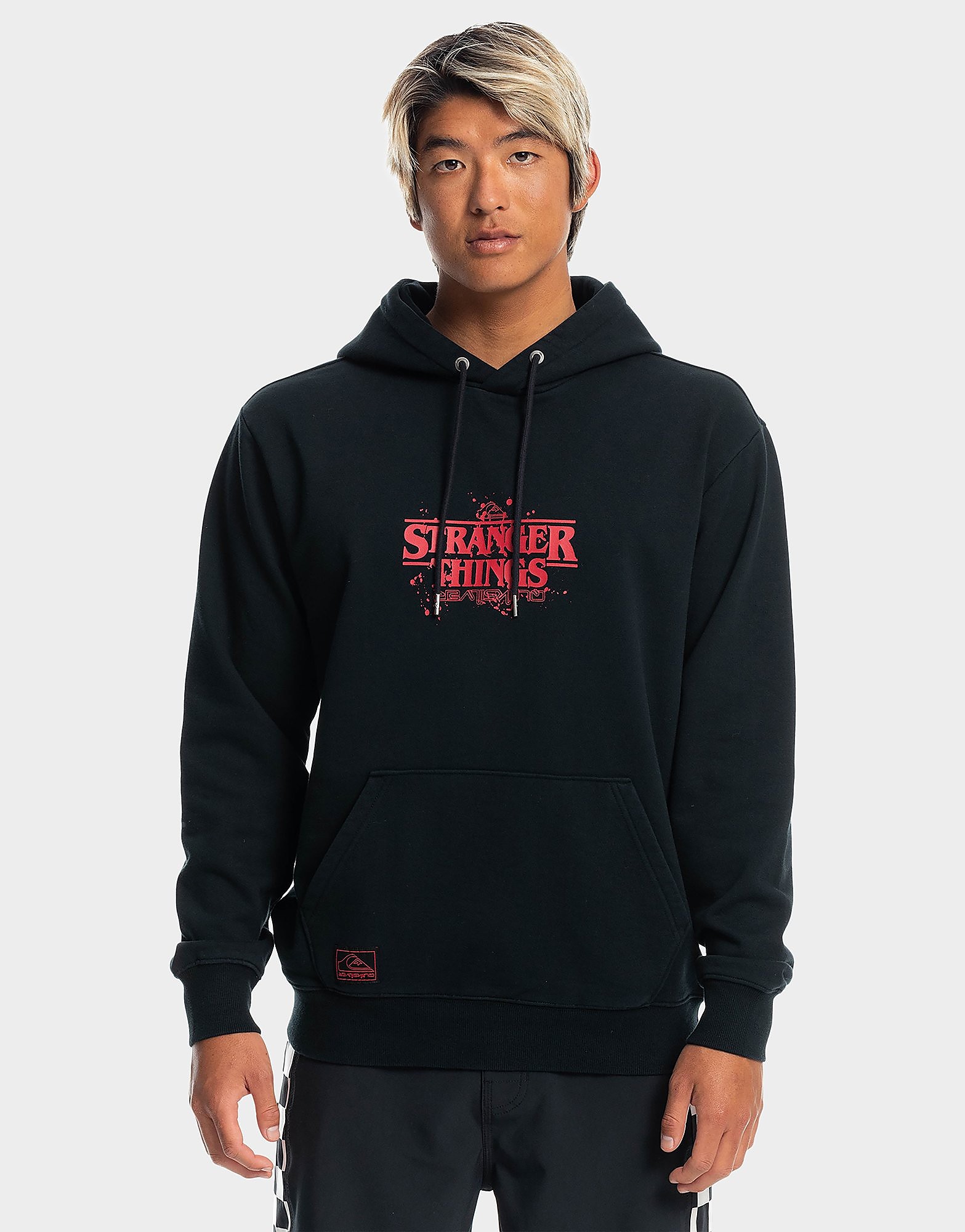

Quiksilver x Stranger Things Logo Hoodie - Black - Mens, Black