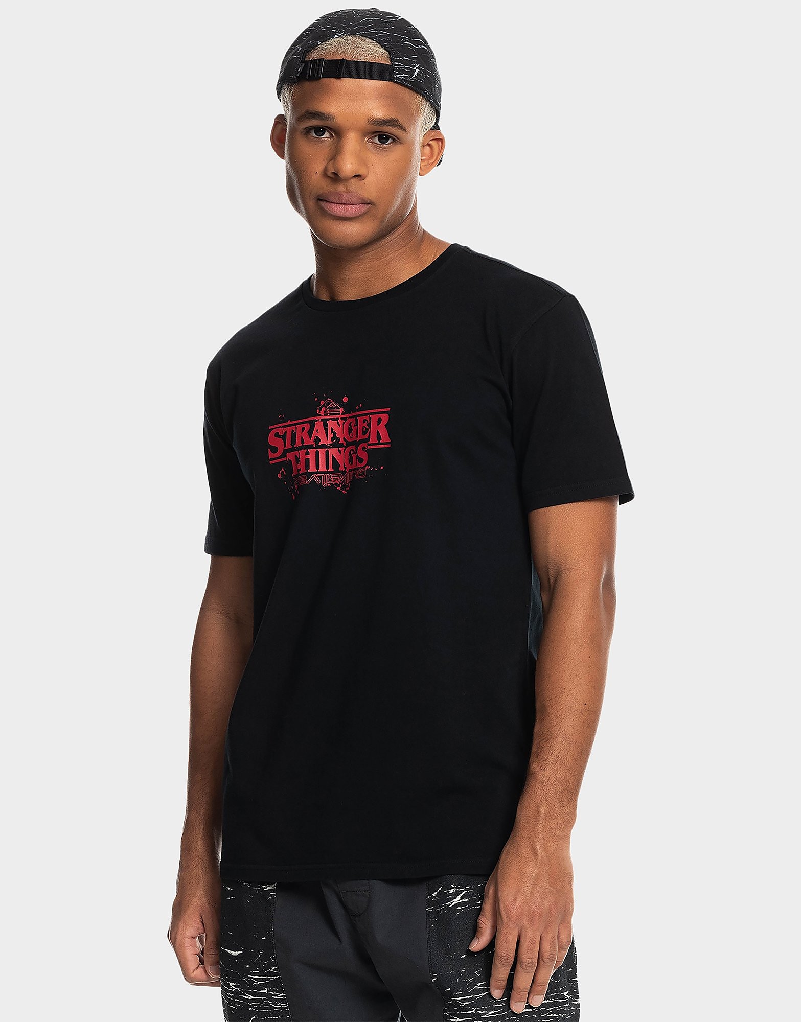 Quiksilver T-Shirt Stranger Things Season - Preto - Mens, Preto