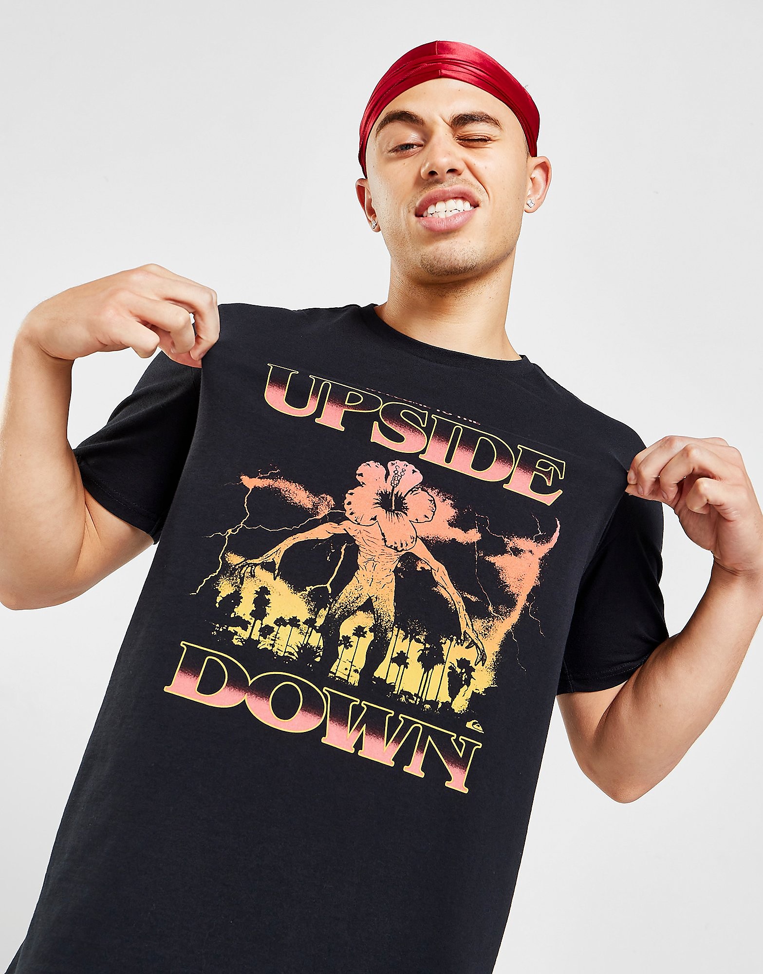 

Quiksilver Stranger Things Welcome T-Shirt - Black - Mens, Black