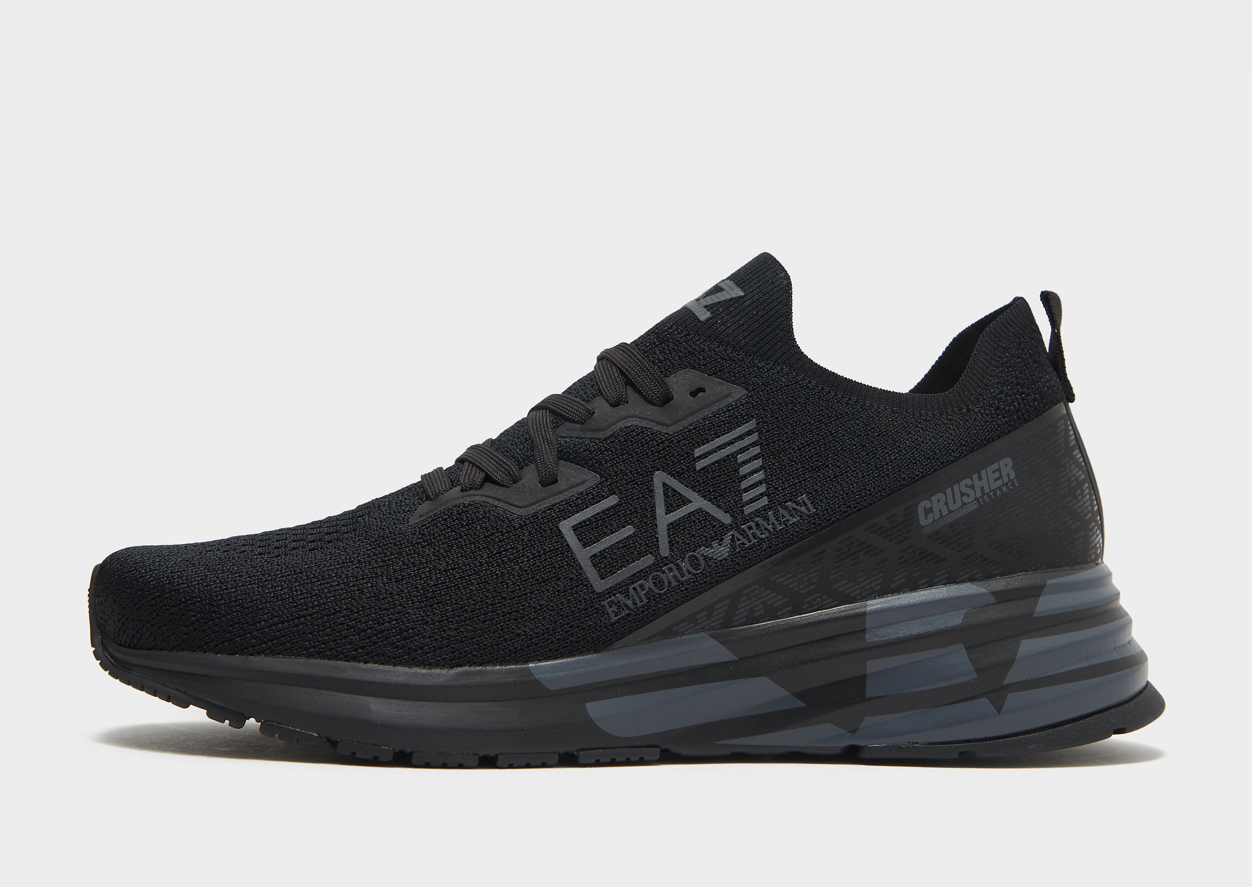 Emporio Armani EA7 Crusher Knit - Only at JD - Black - Mens, Black