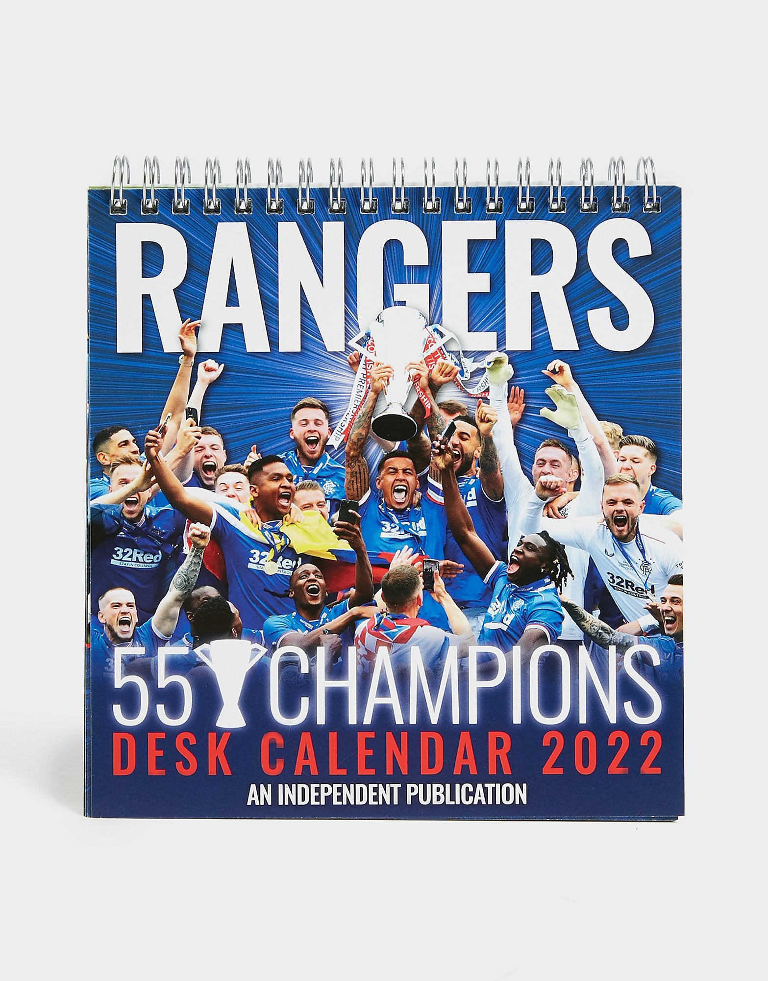

Official Team Rangers FC 2022 Desk Calender - Blue - Mens, Blue