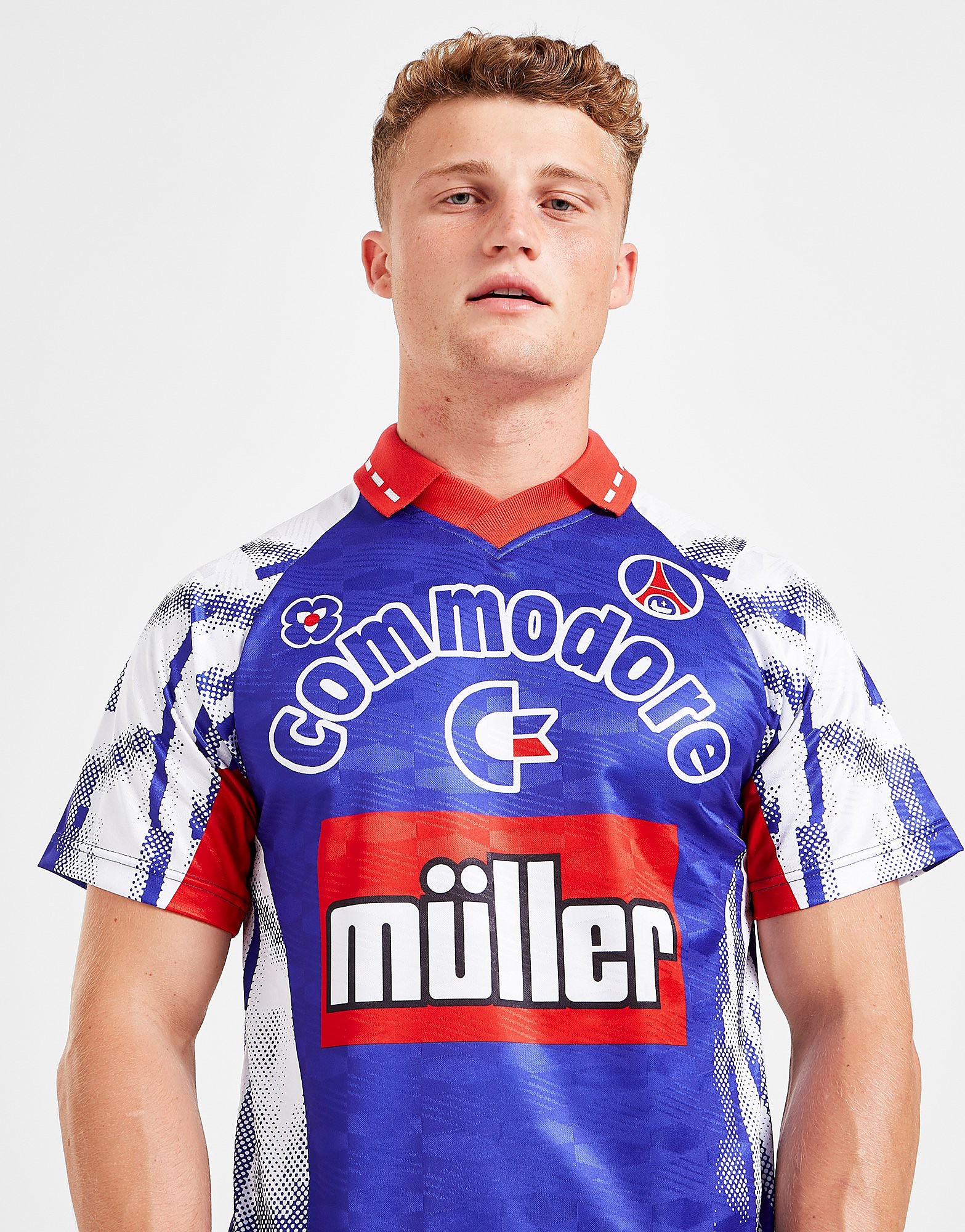 

Score Draw Paris Saint Germain '92 Away Retro Shirt - Blue - Mens, Blue