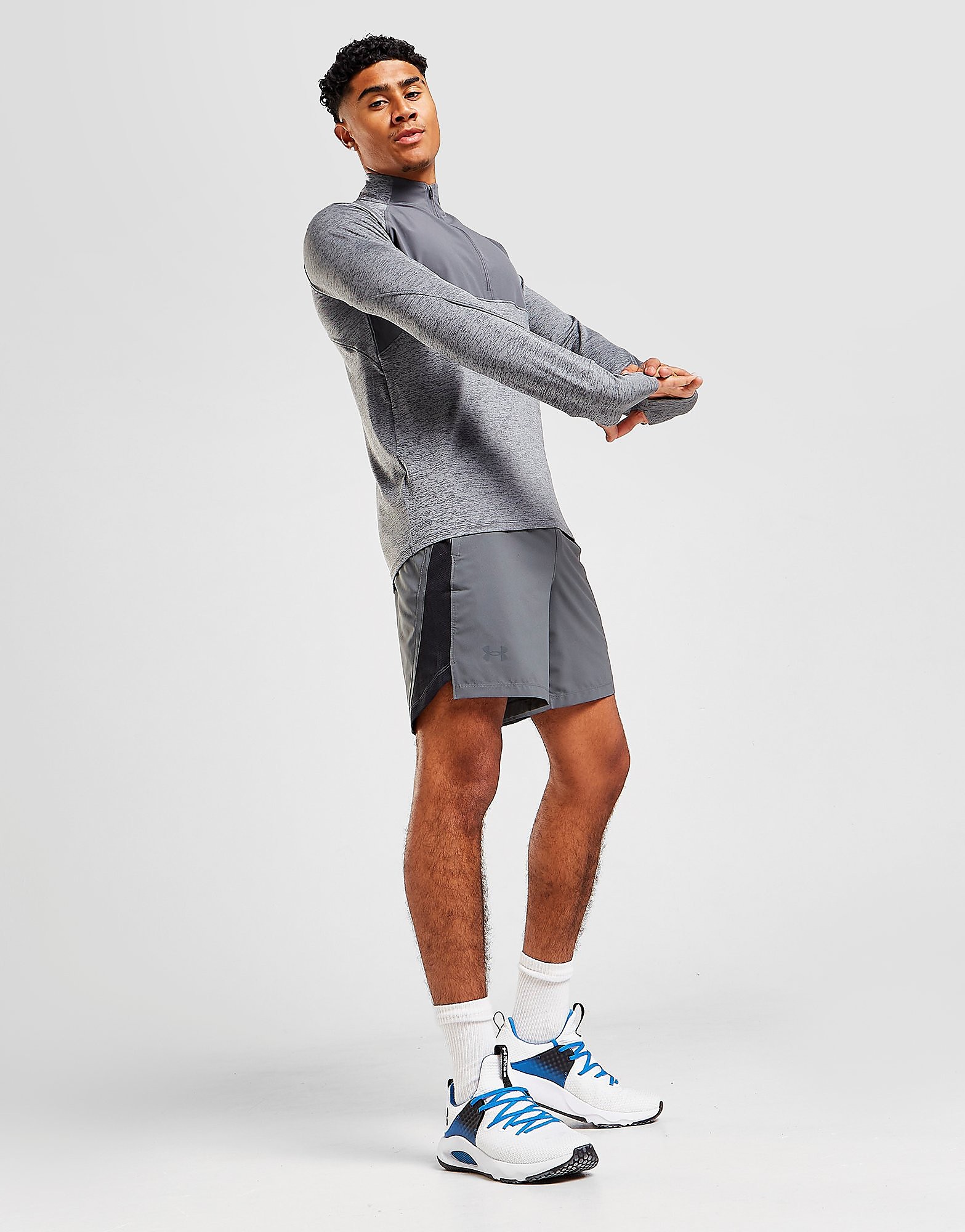 Under Armour Launch 7" Shorts - Grey - Mens, Grey