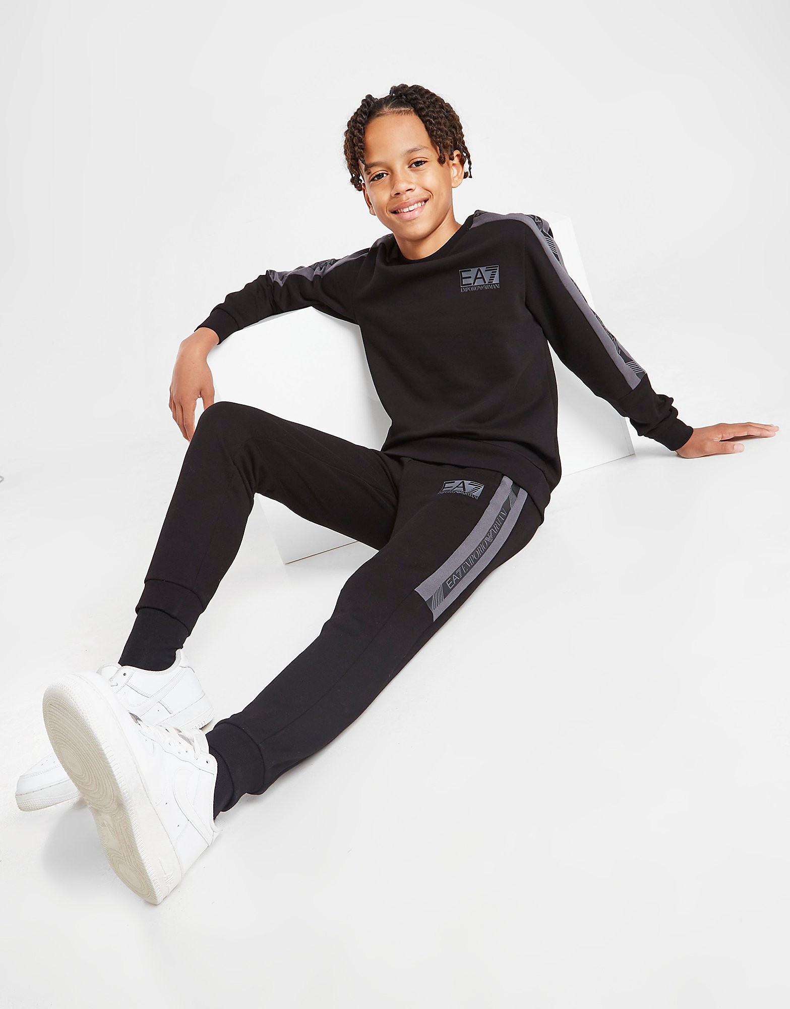 

Emporio Armani EA7 Tape Joggers Junior - Black - Kids, Black