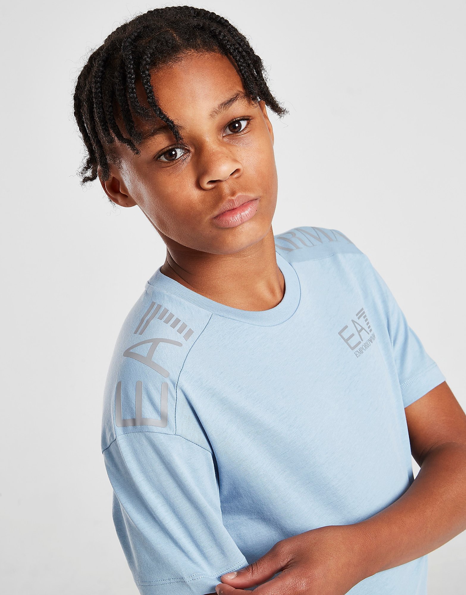 

Emporio Armani EA7 Train Logo T-Shirt Junior - Blue - Kids, Blue