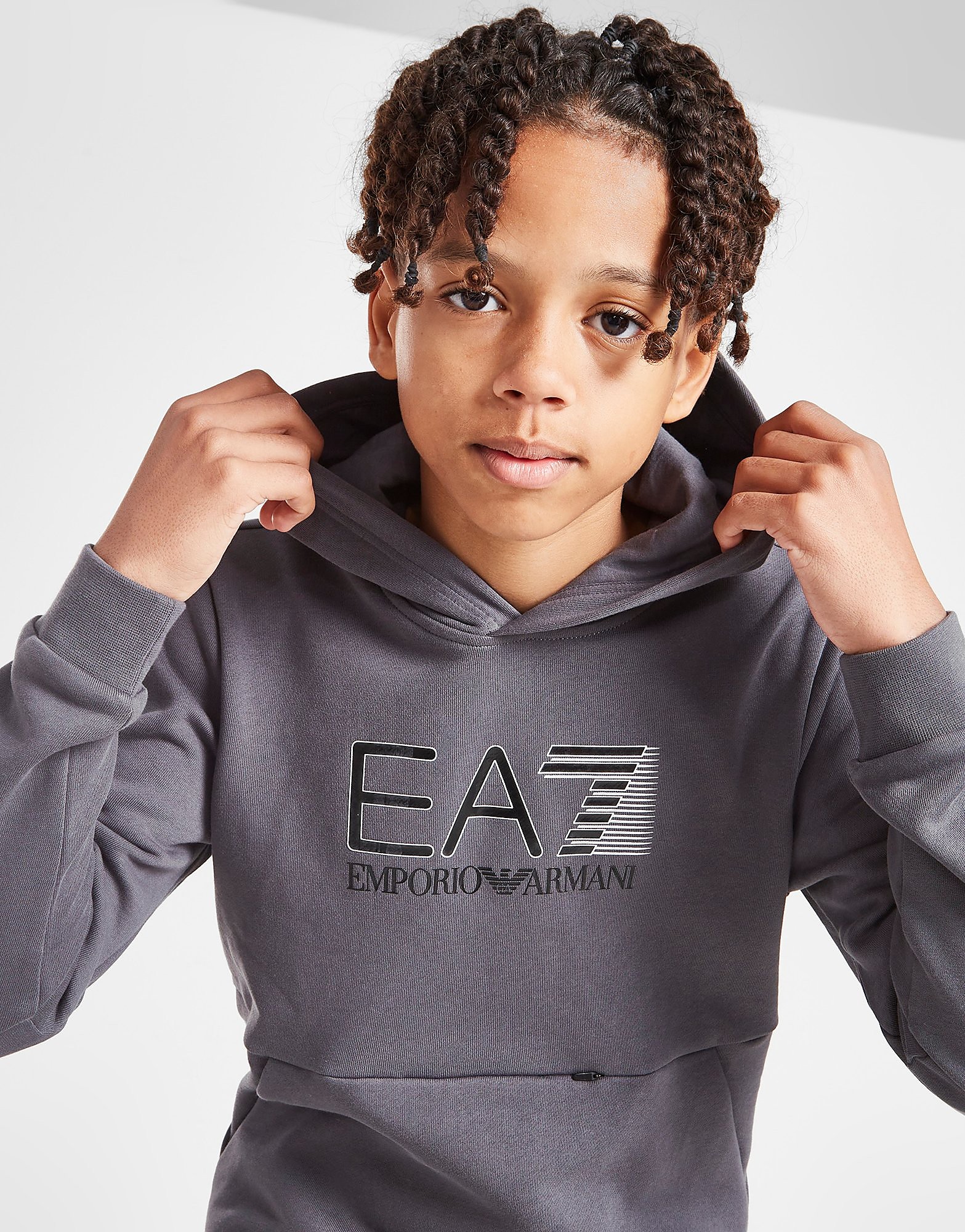 

Emporio Armani EA7 Train Visibility Overhead Hoodie Juniors - Grey - Kids, Grey