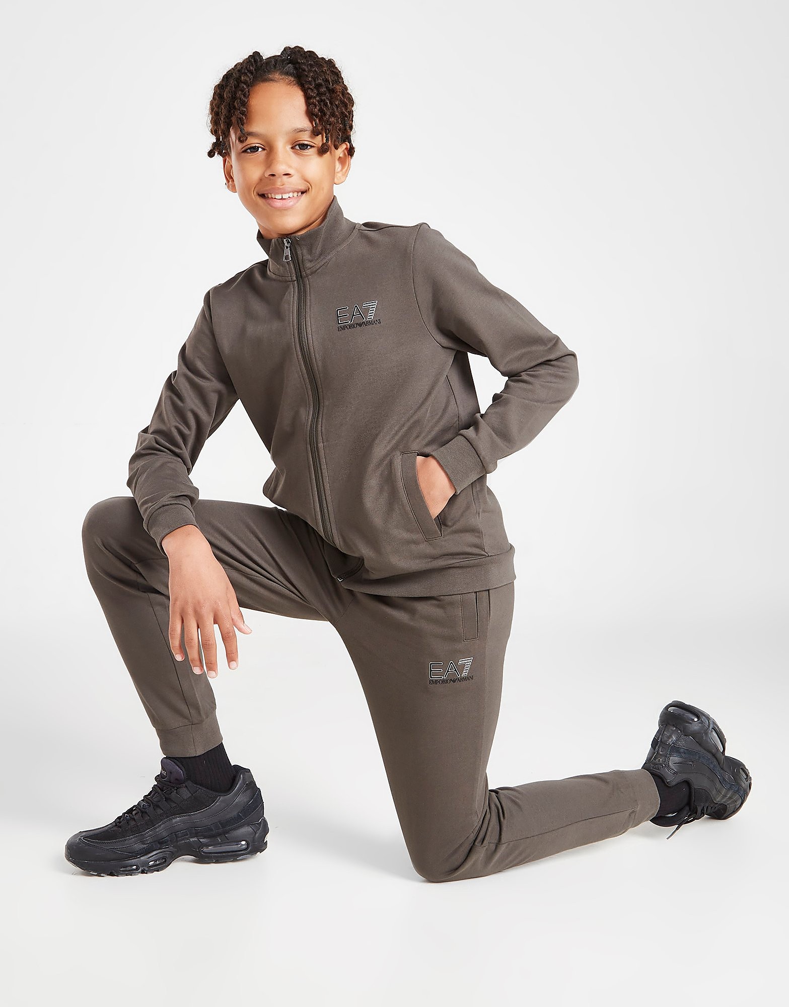 

Emporio Armani EA7 Full Zip Tracksuit Junior - Green - Kids, Green