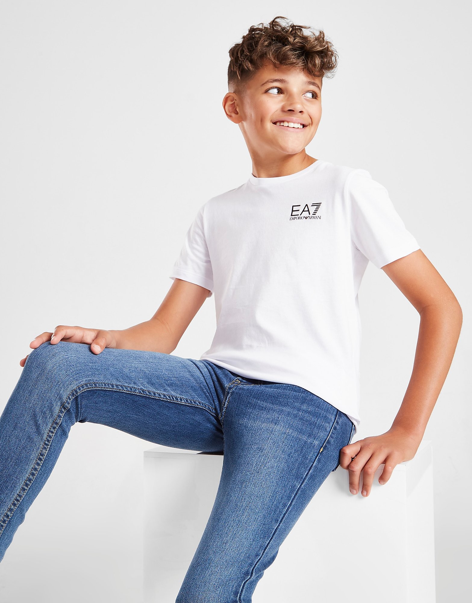 

Emporio Armani EA7 Core T-Shirt Junior - White - Kids, White