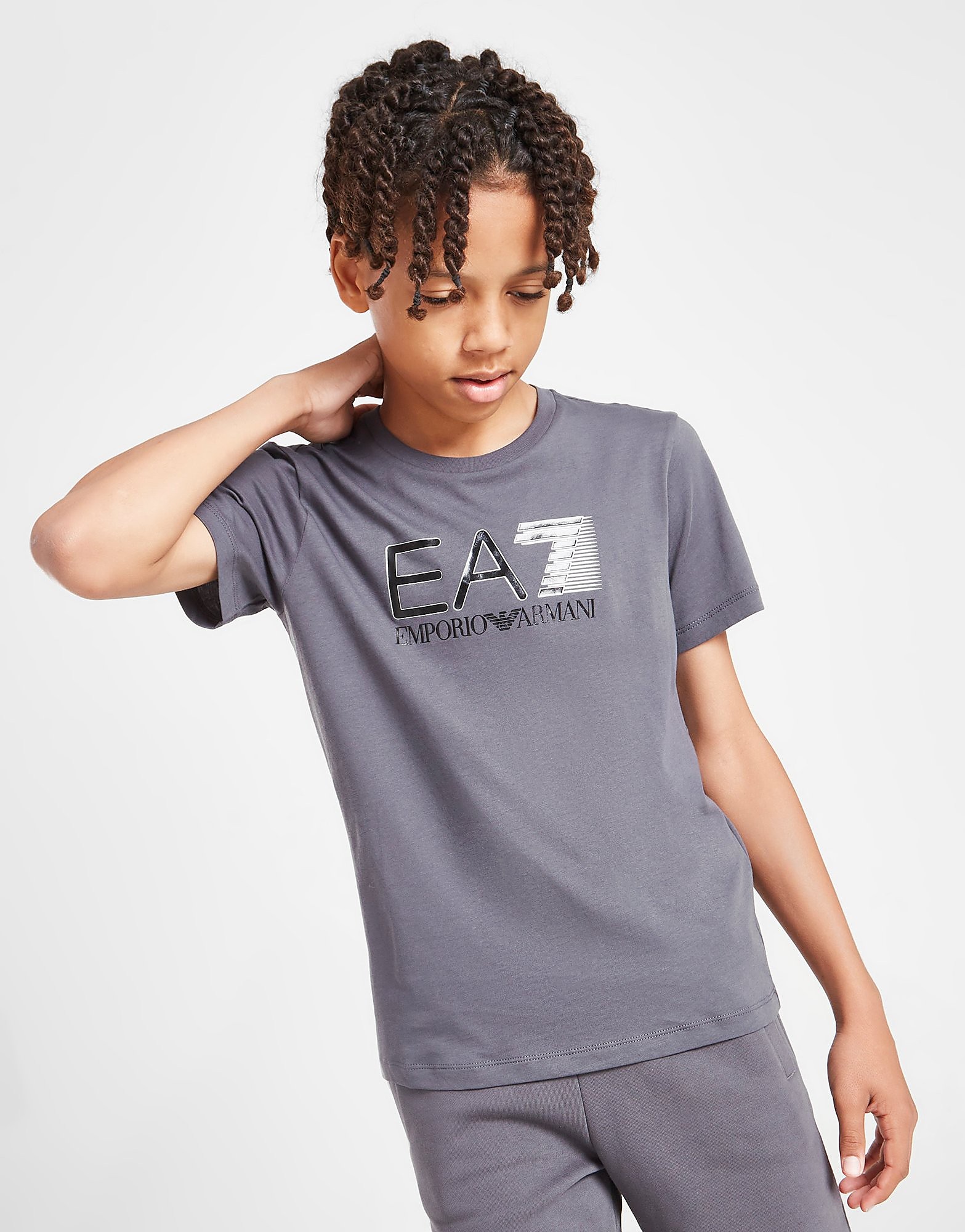 

Emporio Armani EA7 Visibility T-Shirt Junior - Grey - Kids, Grey