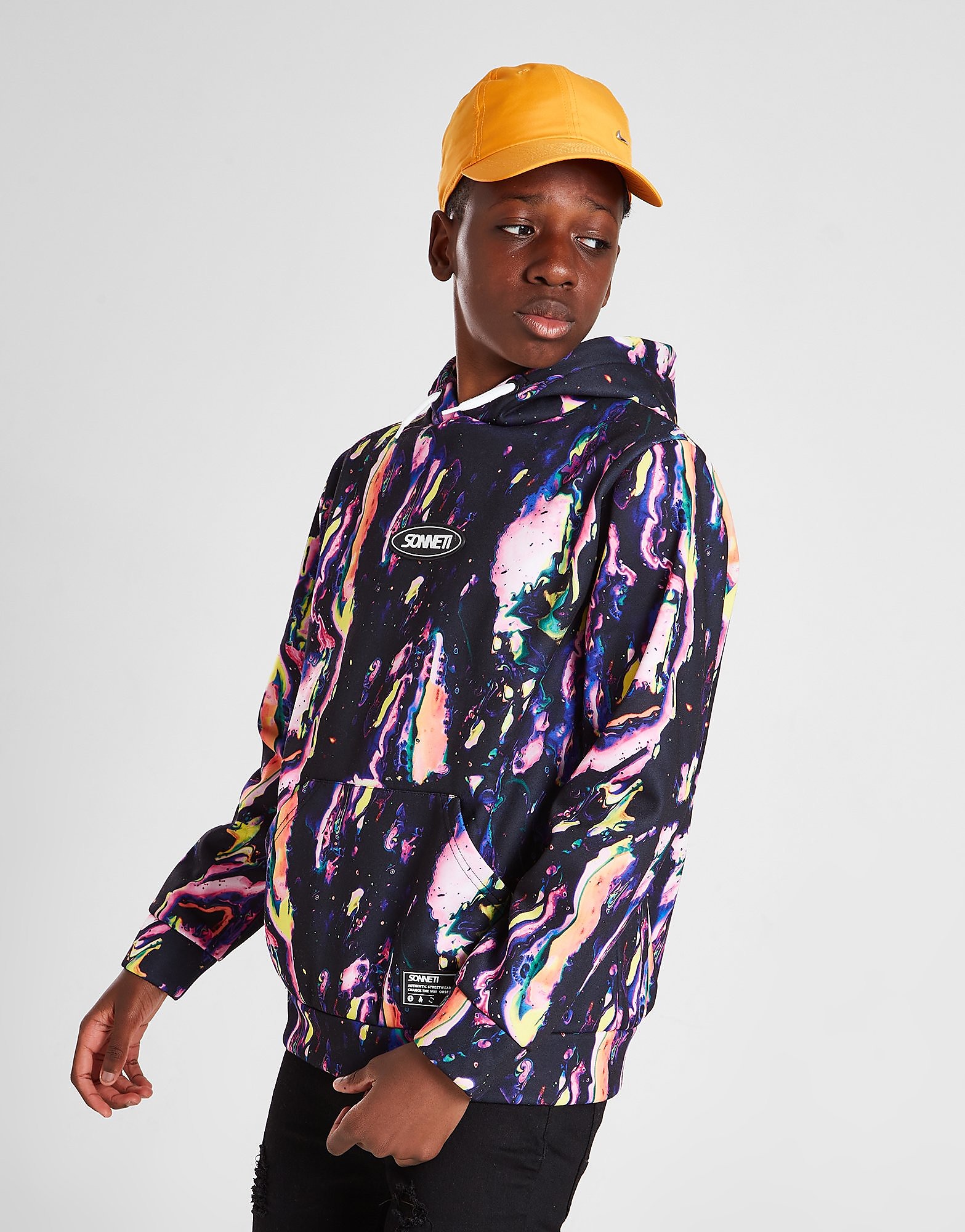 

Sonneti Moon Land Overhead Hoodie Junior - Black/Multi Coloured - Kids, Black/Multi Coloured