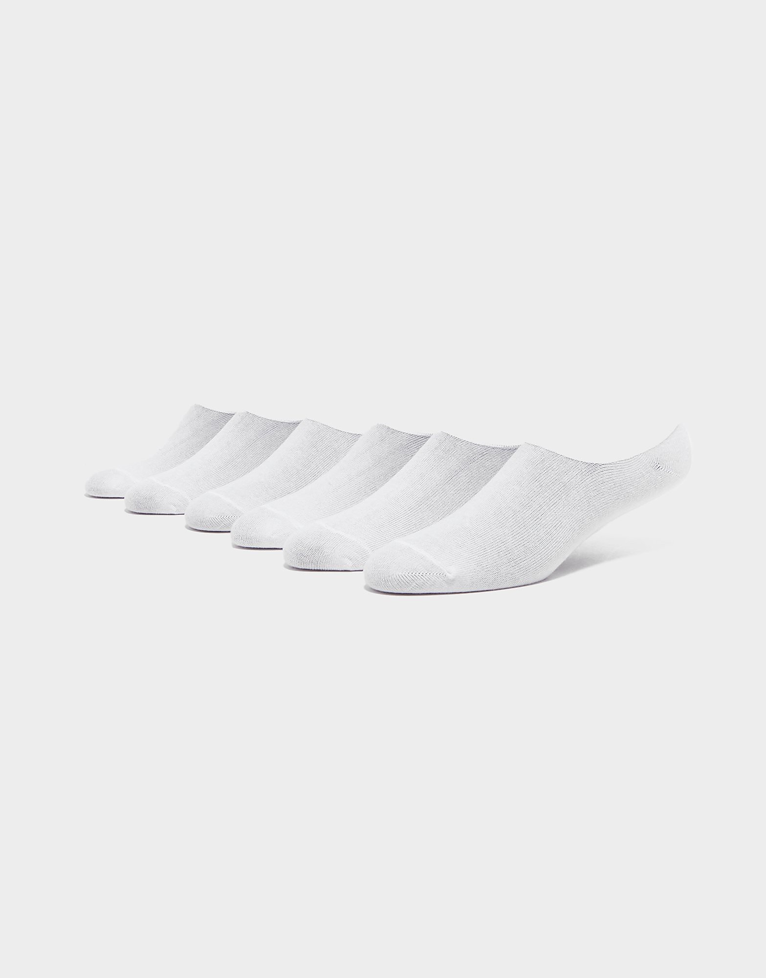 McKenzie Pack de 6 Pares de Meias Invisible - Branco - Mens, Branco