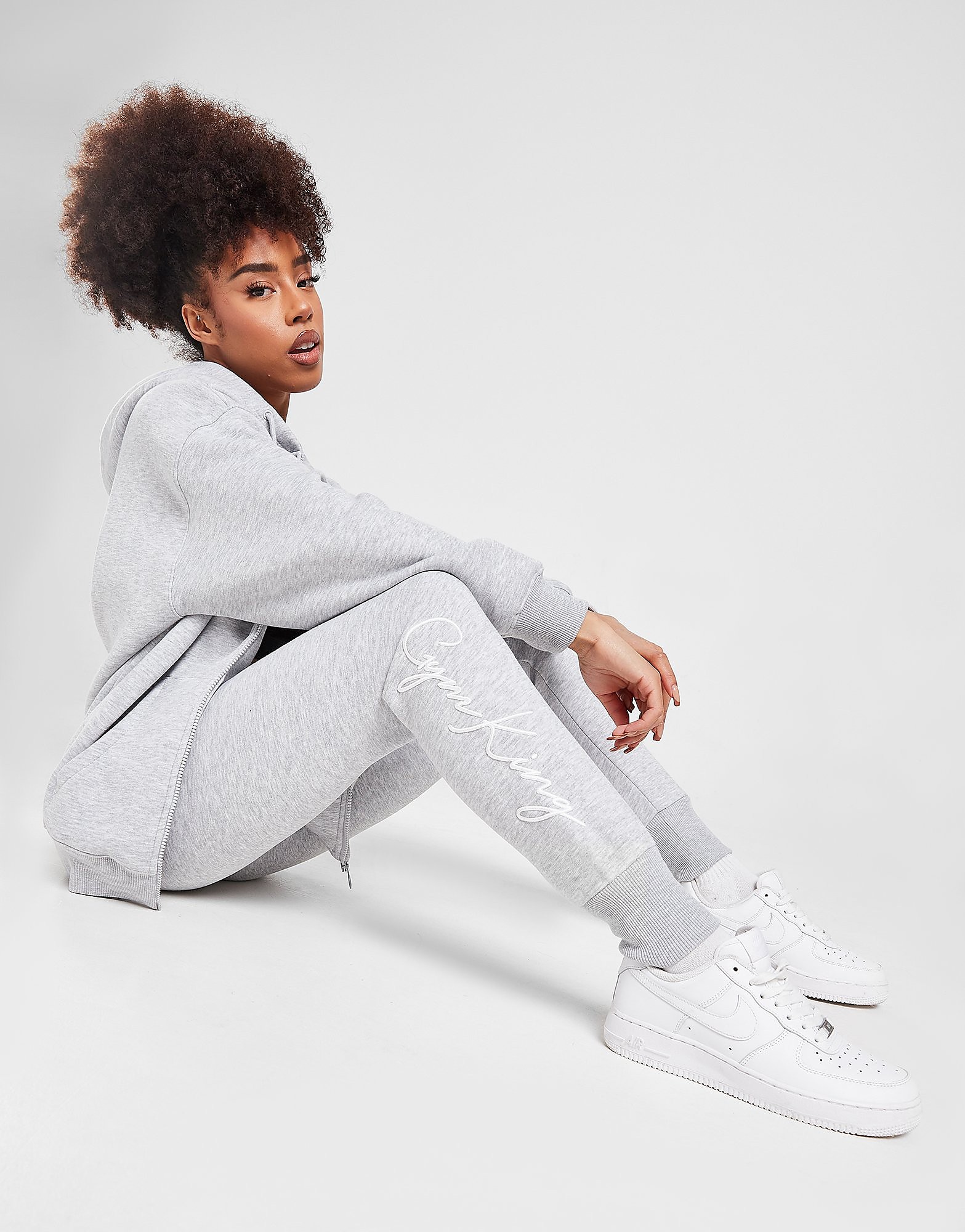

Gym King Sky Fleece Joggers - Grey - Womens, Grey