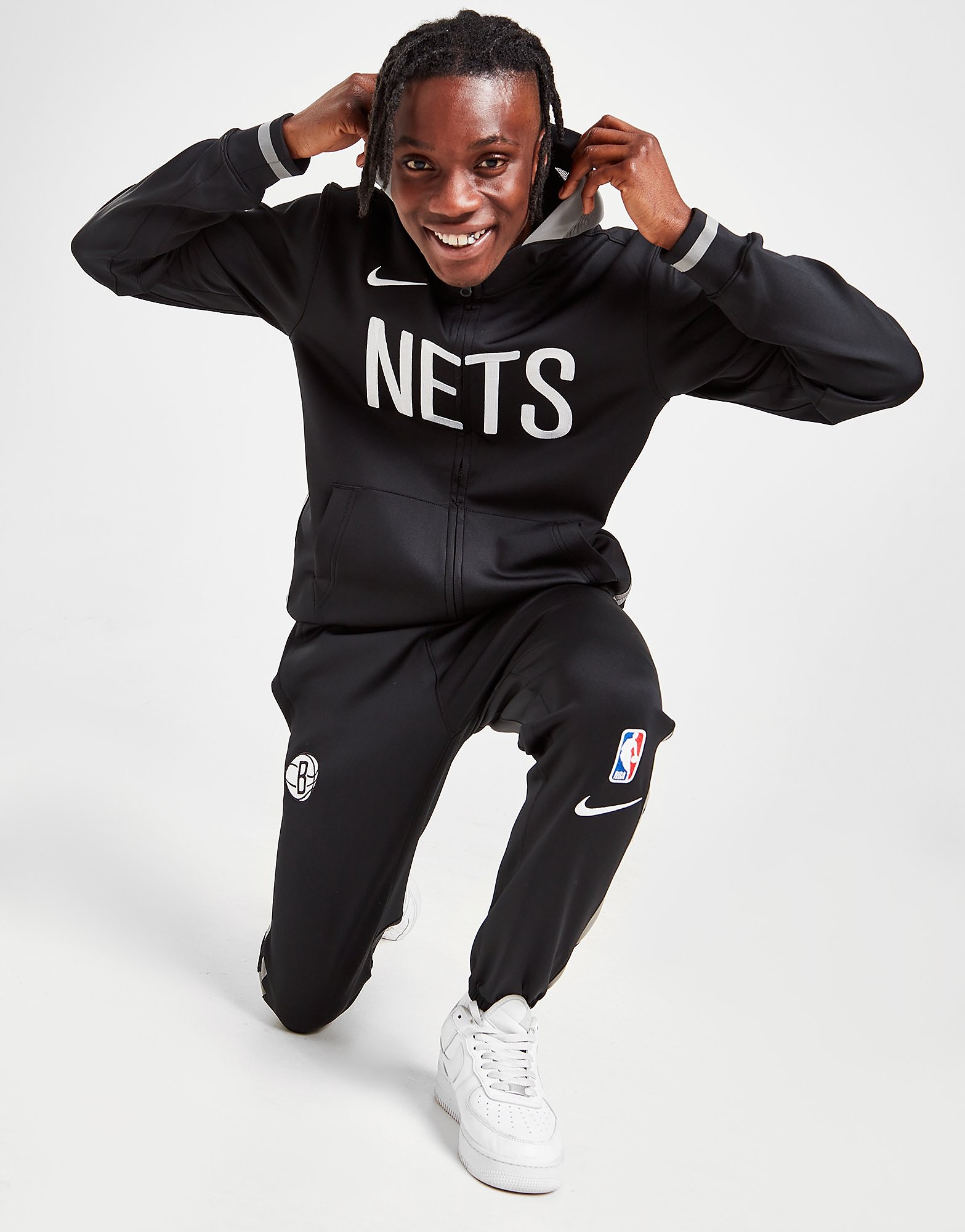 

Nike NBA Brooklyn Nets Showtime Track Pants - Black - Mens, Black