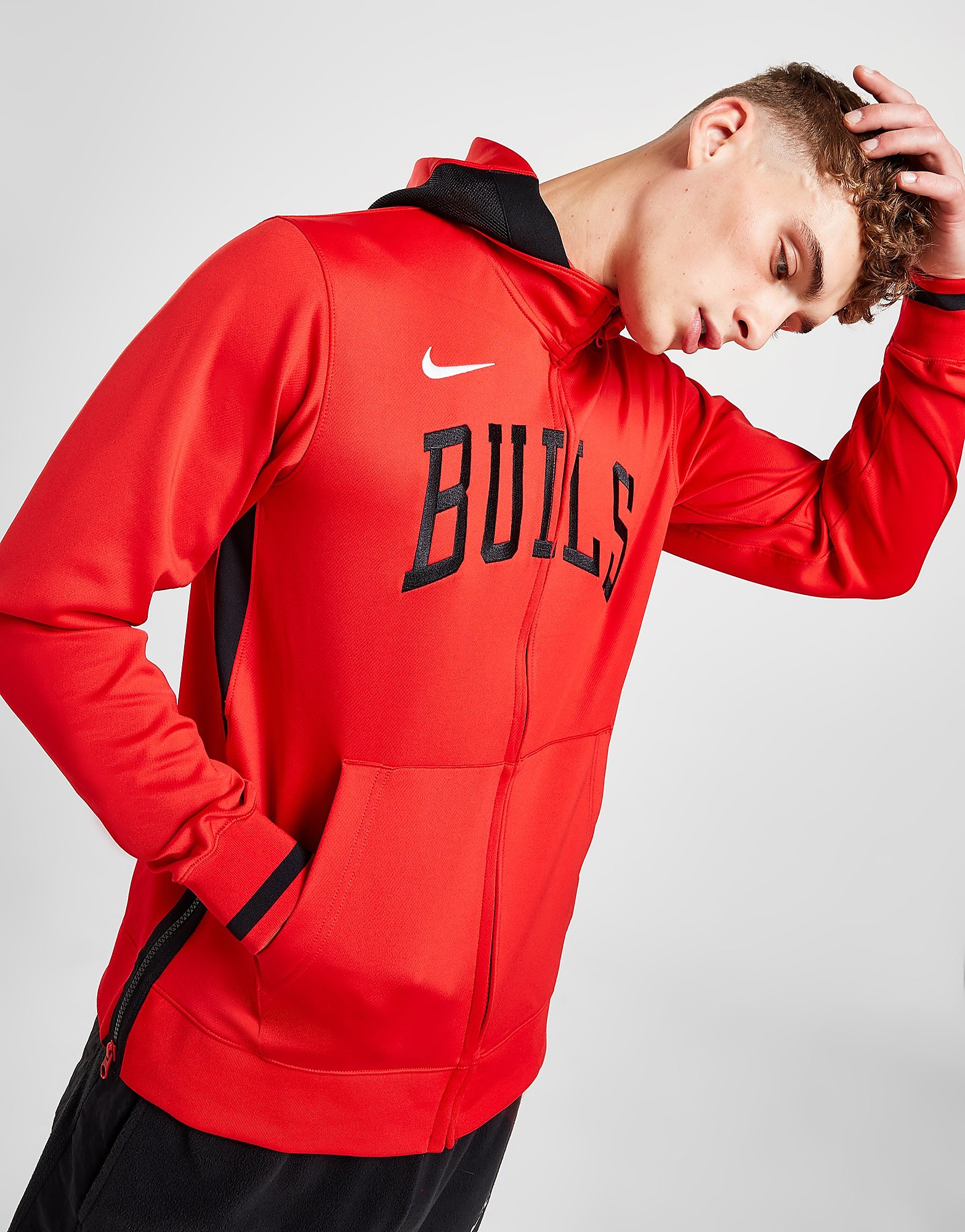 

Nike NBA Chicago Bulls Showtime Hoodie - Red - Mens, Red