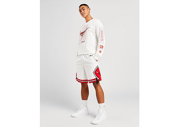 Nike NBA Chicago Red Bulls Swingman Shorts, White/University Red/Black