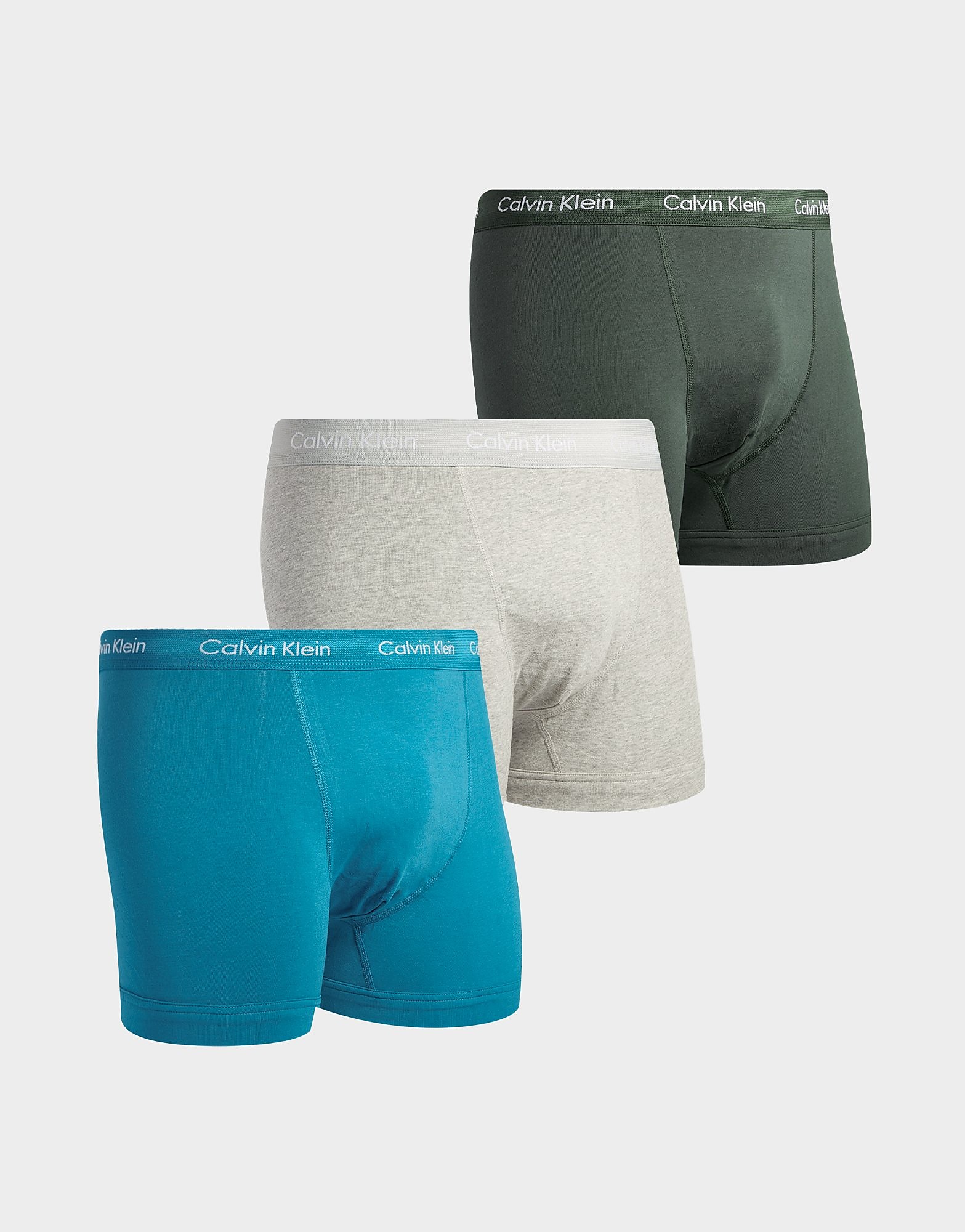 

Calvin Klein Underwear 3 Pack Trunks - Multi Coloured - Mens, Multi Coloured