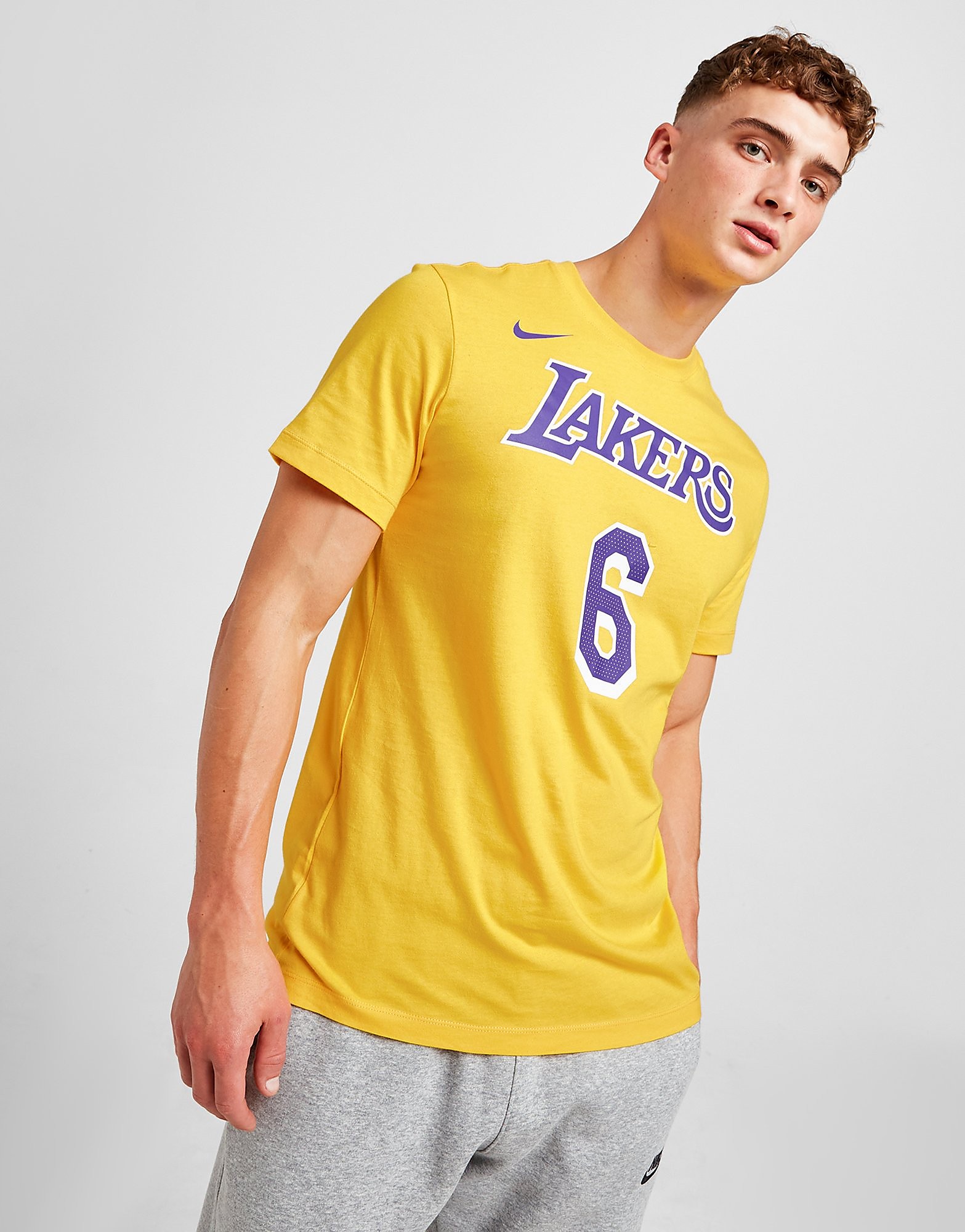 

Nike NBA Los Angeles Lakers James #6 T-Shirt - Yellow - Mens, Yellow