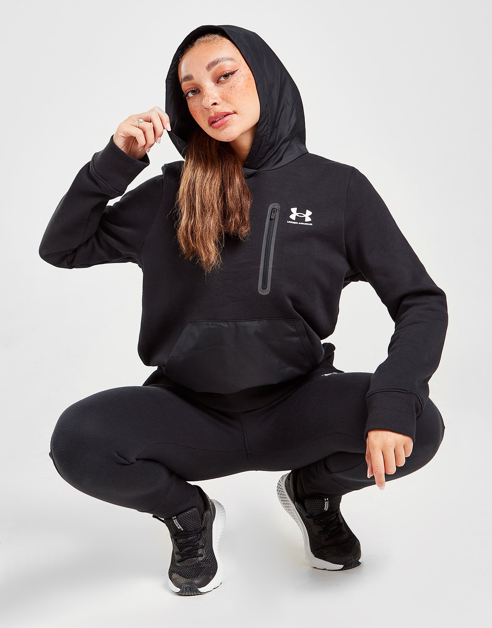 

Under Armour Rival Fleece Hoodie - Only at JD - Black - Womens, Black