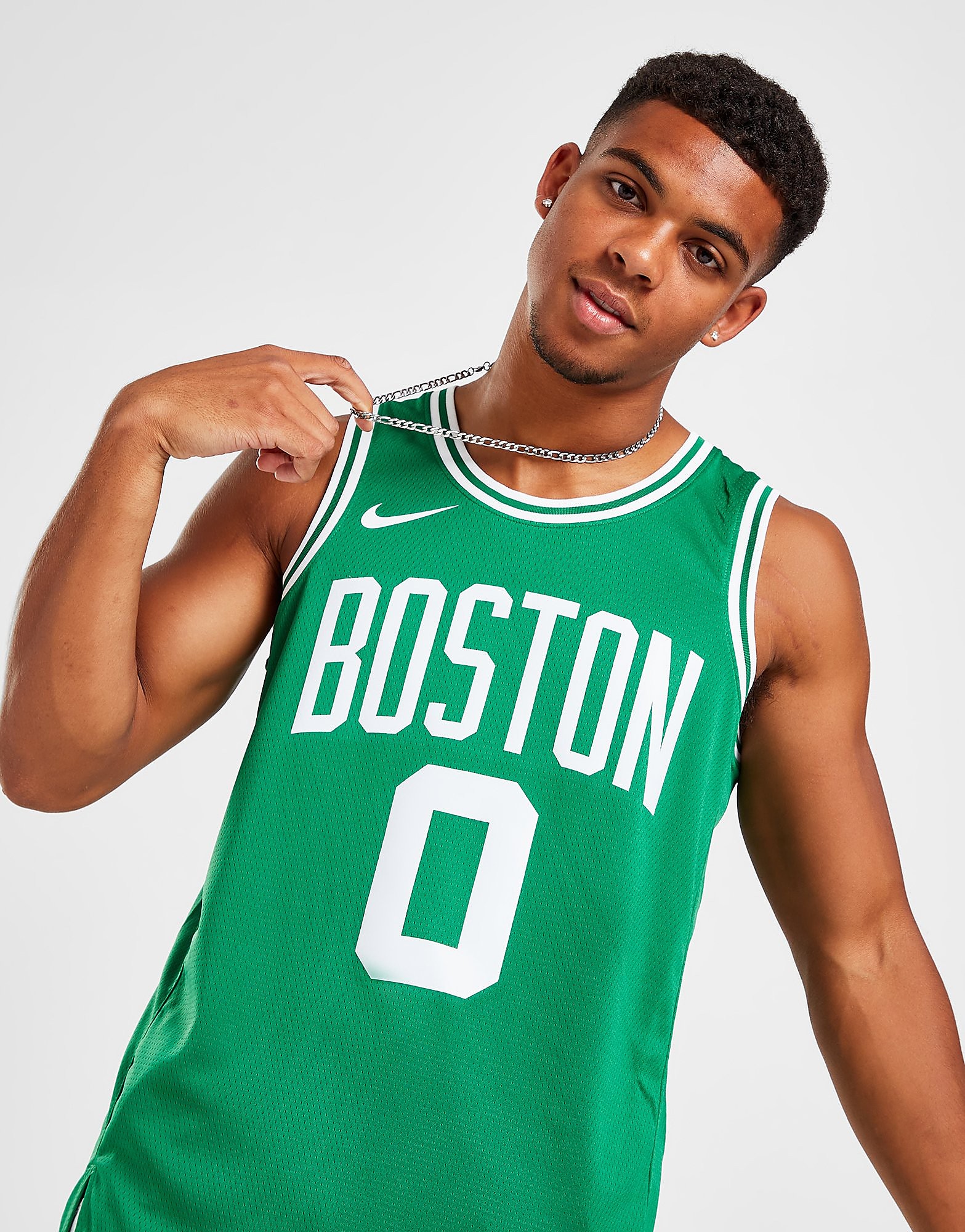 

Nike NBA Boston Celtics Swingman Tatum #0 Jersey - Green - Mens, Green